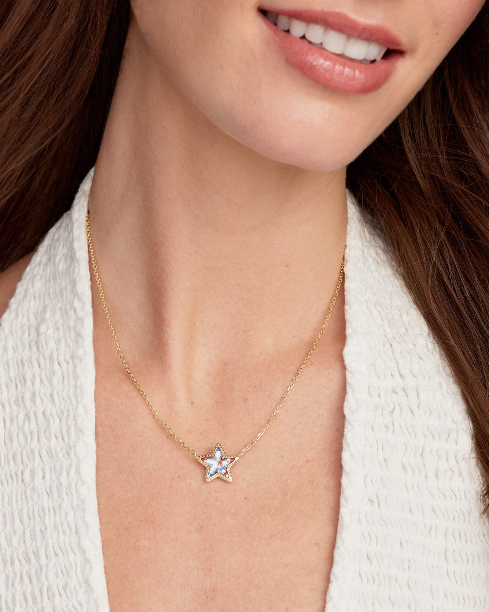 Cassidy Gold Short Pendant Necklace Product Image