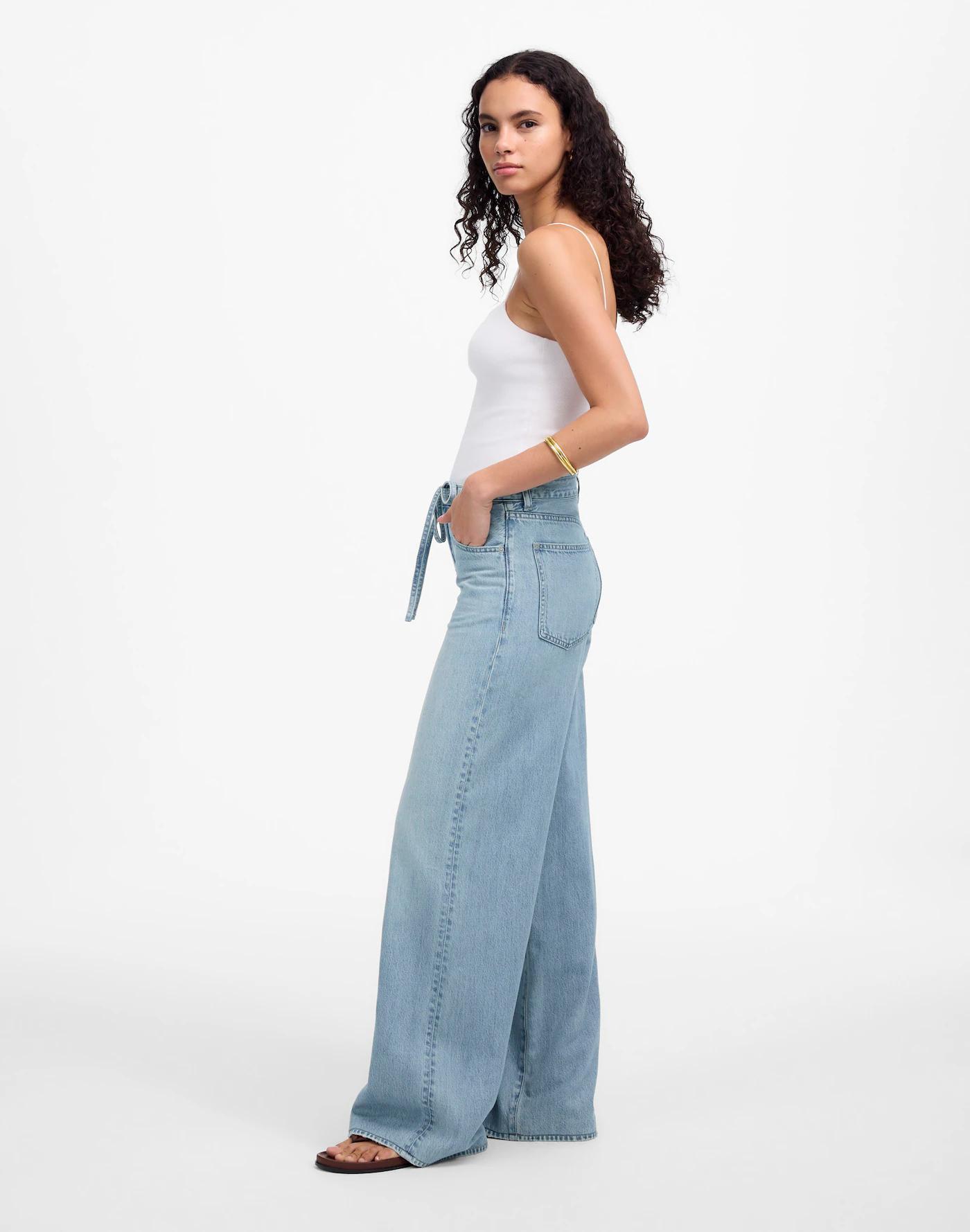 Superwide-Leg Jeans in Ashbury Wash: Airy Denim Edition Product Image