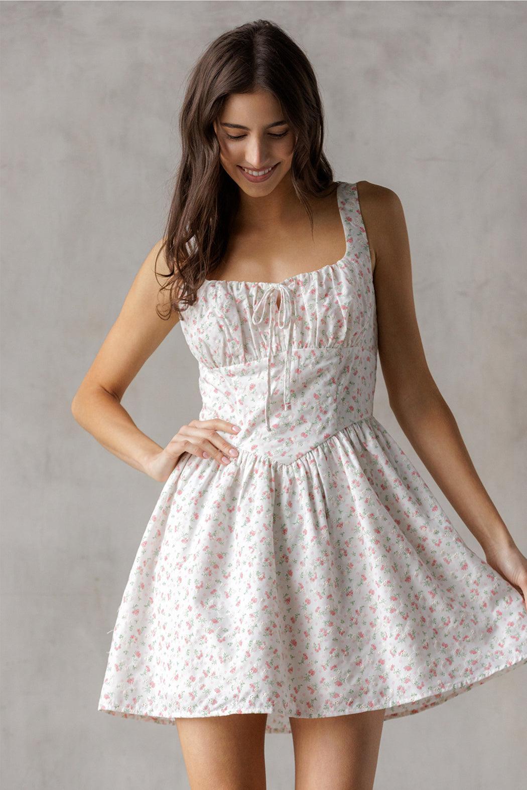 Sweetie Floral Mini Dress Product Image