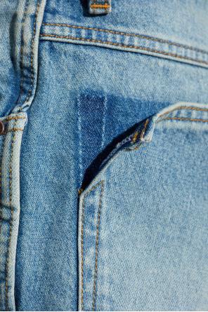 VICTORIA BECKHAM High-rise Straight-leg Jeans In Blue Product Image