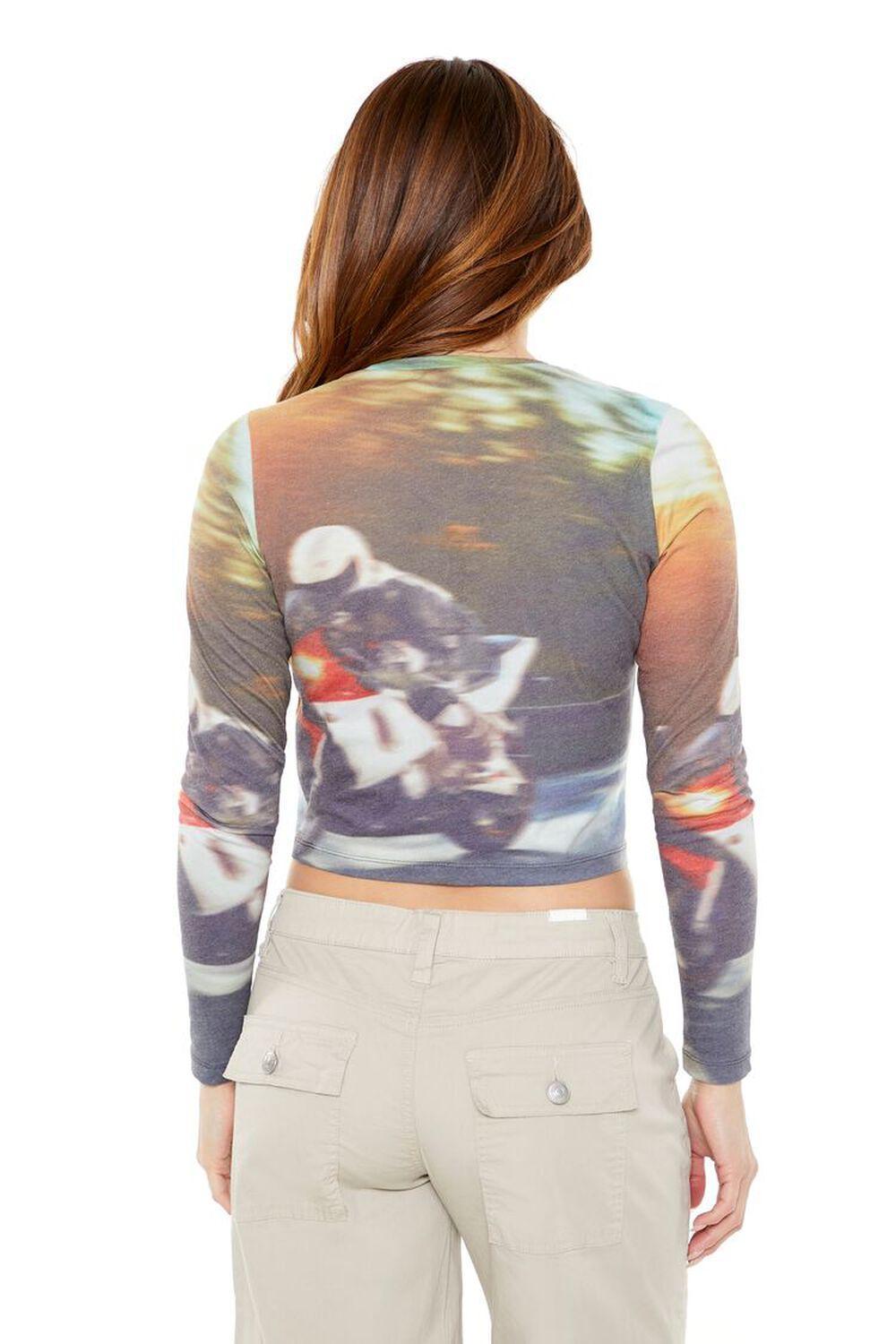 Motorcycle Graphic Crop Top | Forever 21 Product Image