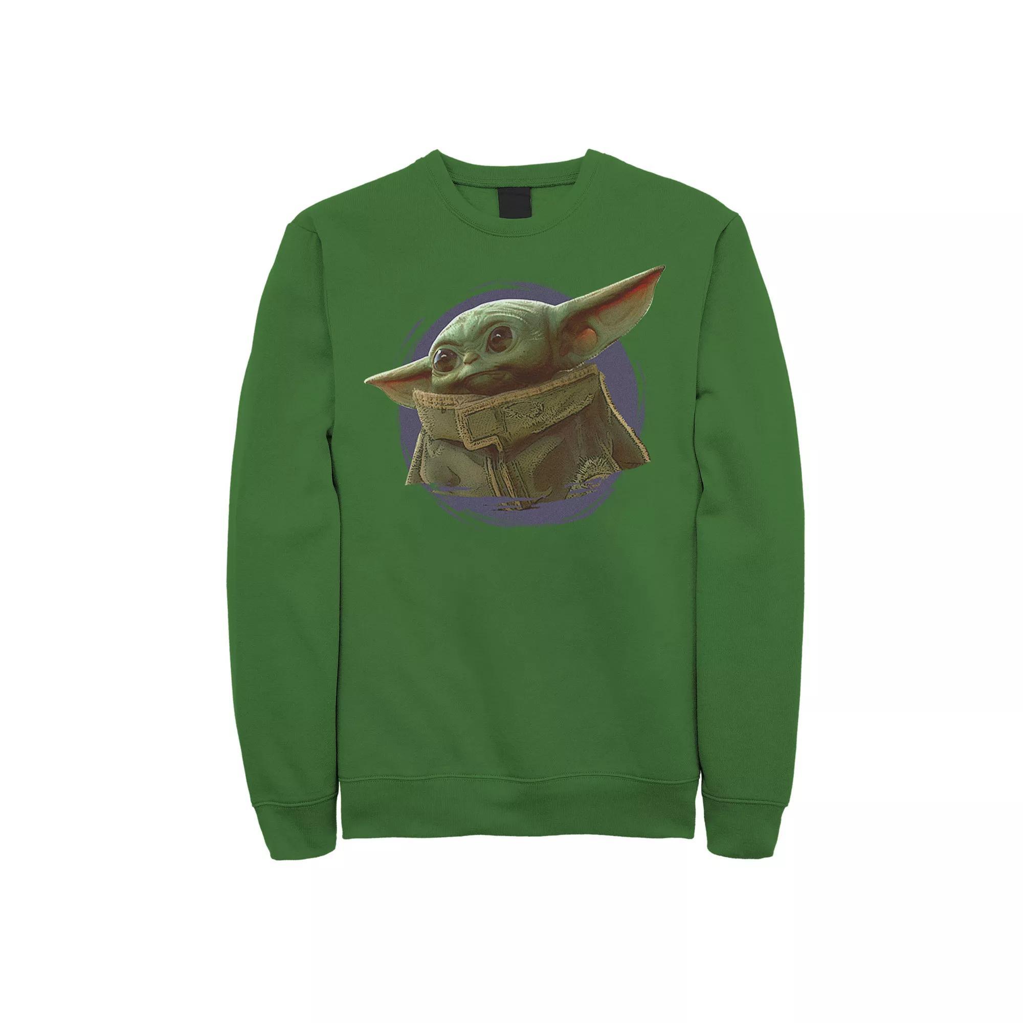 Men's DC Comics Joker HAHAHA Portrait Sweatshirt, Size: 3XL, Athletic Grey Product Image