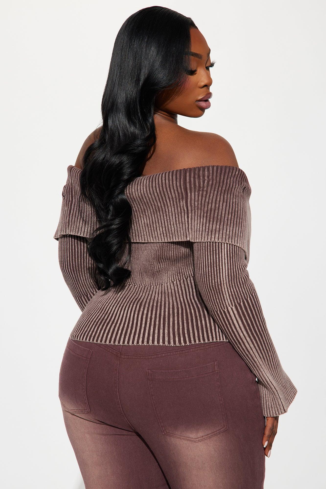 Keep Them Coming Washed Cropped Cardigan - Brown Product Image