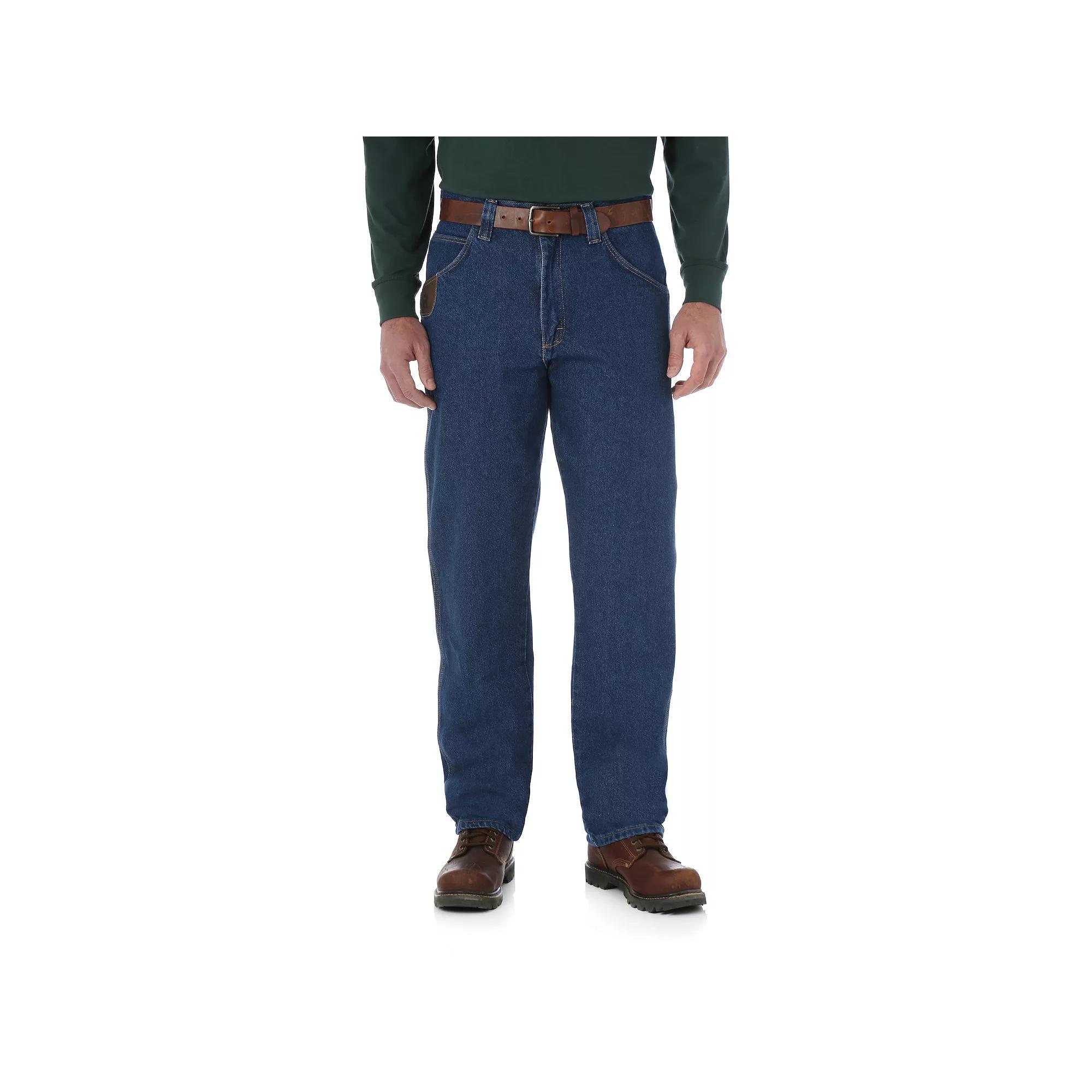 Men's Wrangler RIGGS Workwear 5-Pocket Jean, Size: 38X36, Antique Blue Product Image