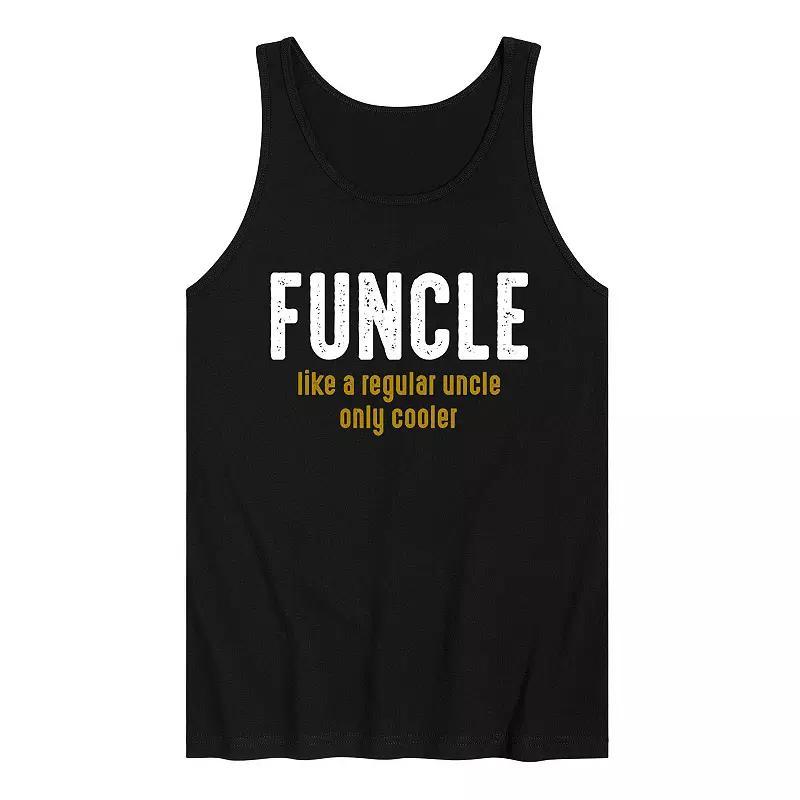 Men's Funcle Definition Tank Top, Size: Large, Black Product Image