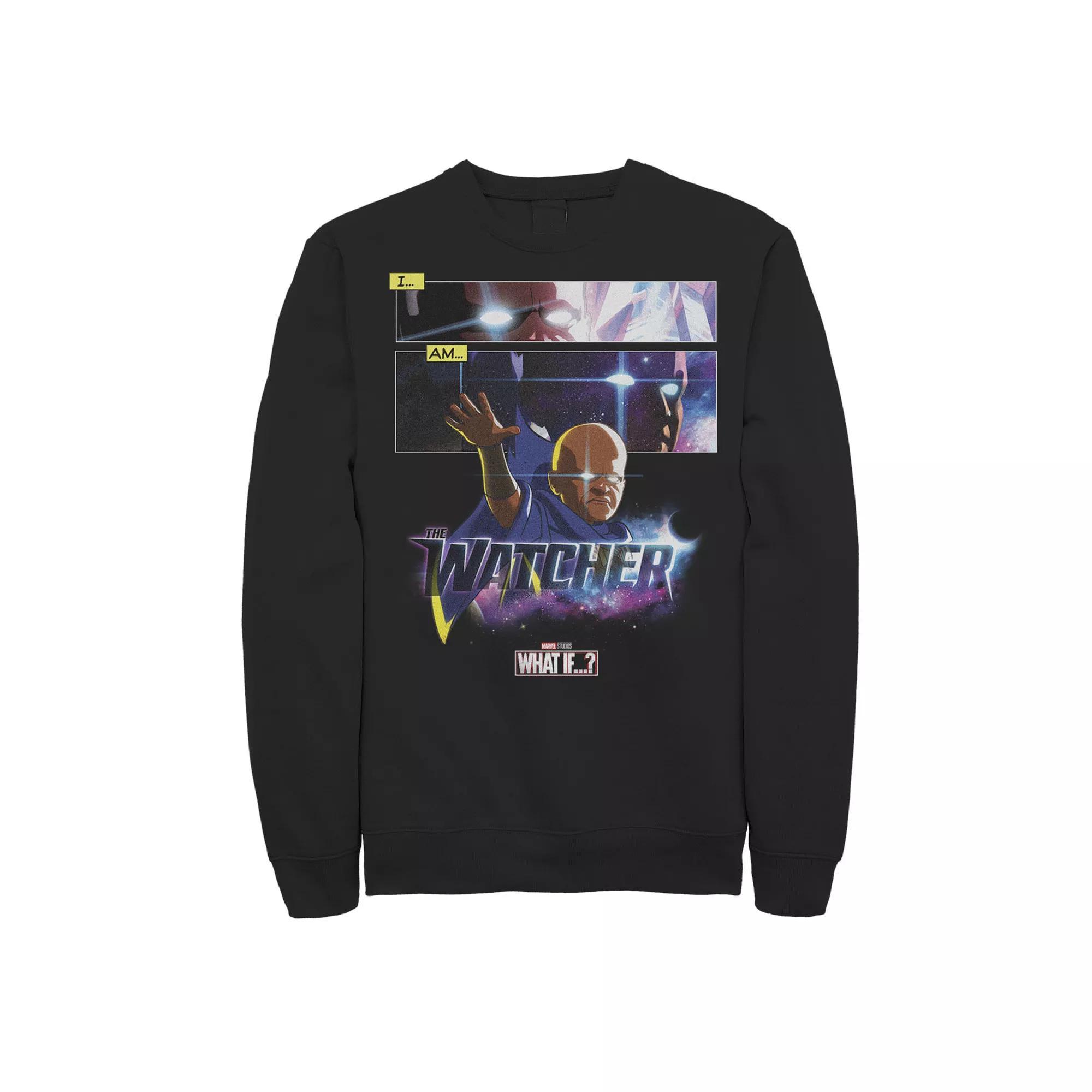 Mens Marvel What If The Watcher Panel Poster Sweatshirt, Boys Product Image