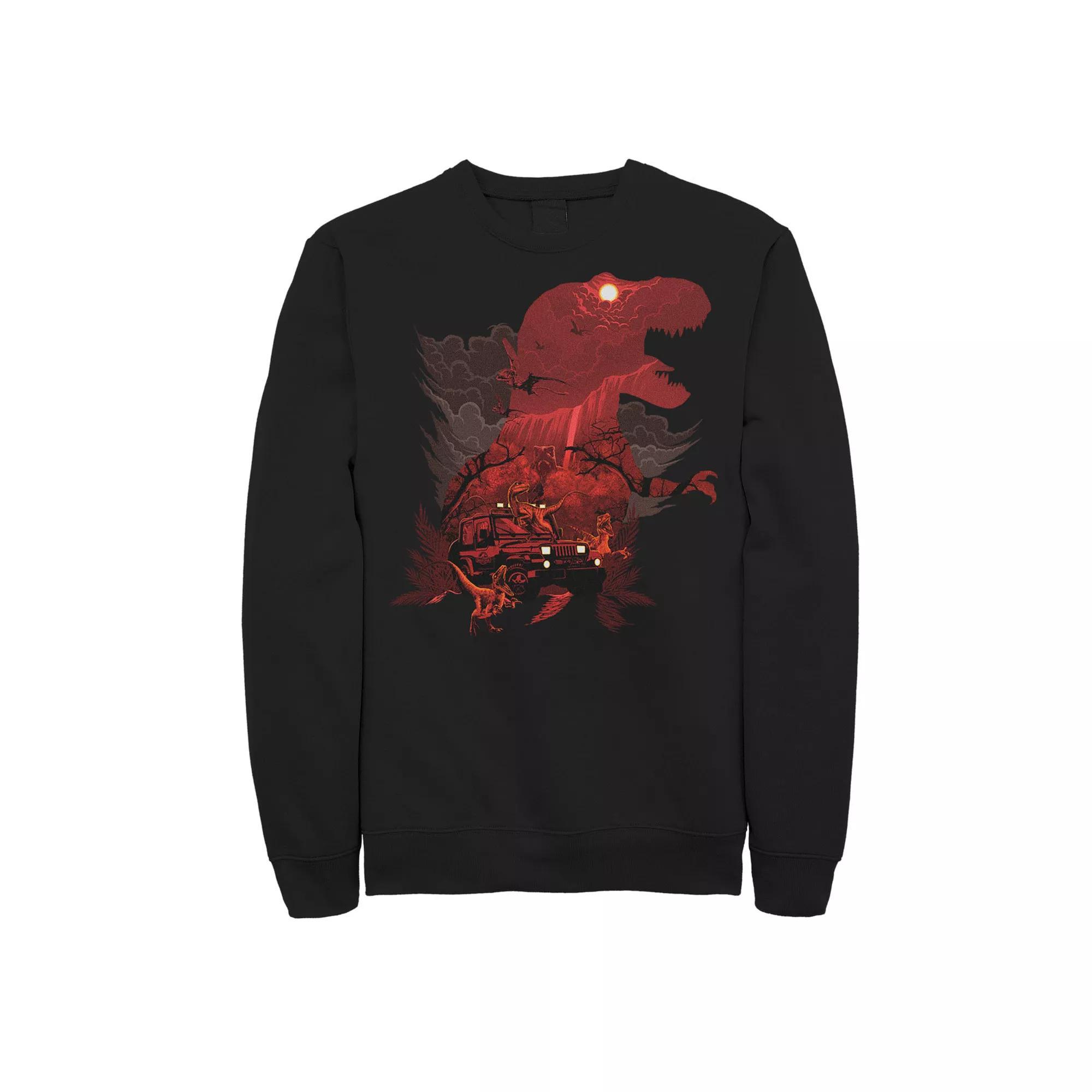 Men's Marvel Avengers Endgame Planet Explosion Group Fleece Top, Size: Small, Black Product Image
