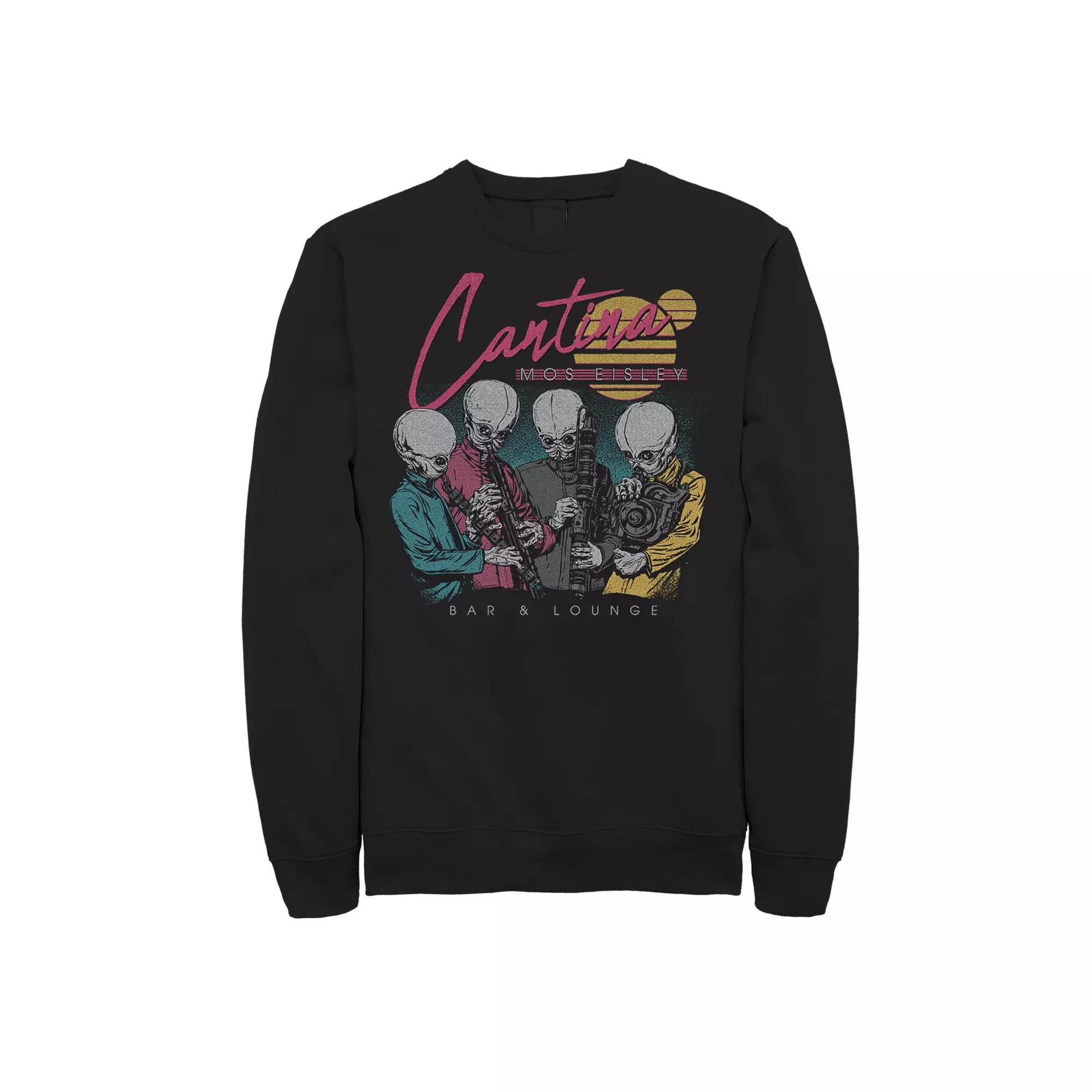 Men's The Mandalorian Dusty Sunset Sweatshirt, Size: XXL, Grey Heather Product Image