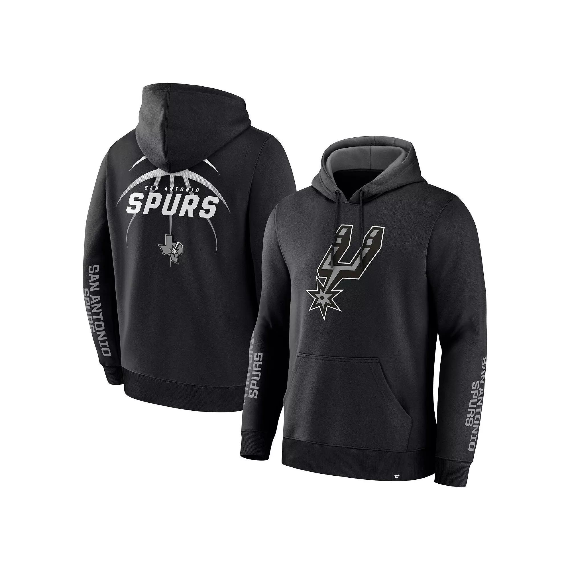 Men's Fanatics Black San Antonio Spurs Legacy Guard Pullover Hoodie, Size: XL Product Image