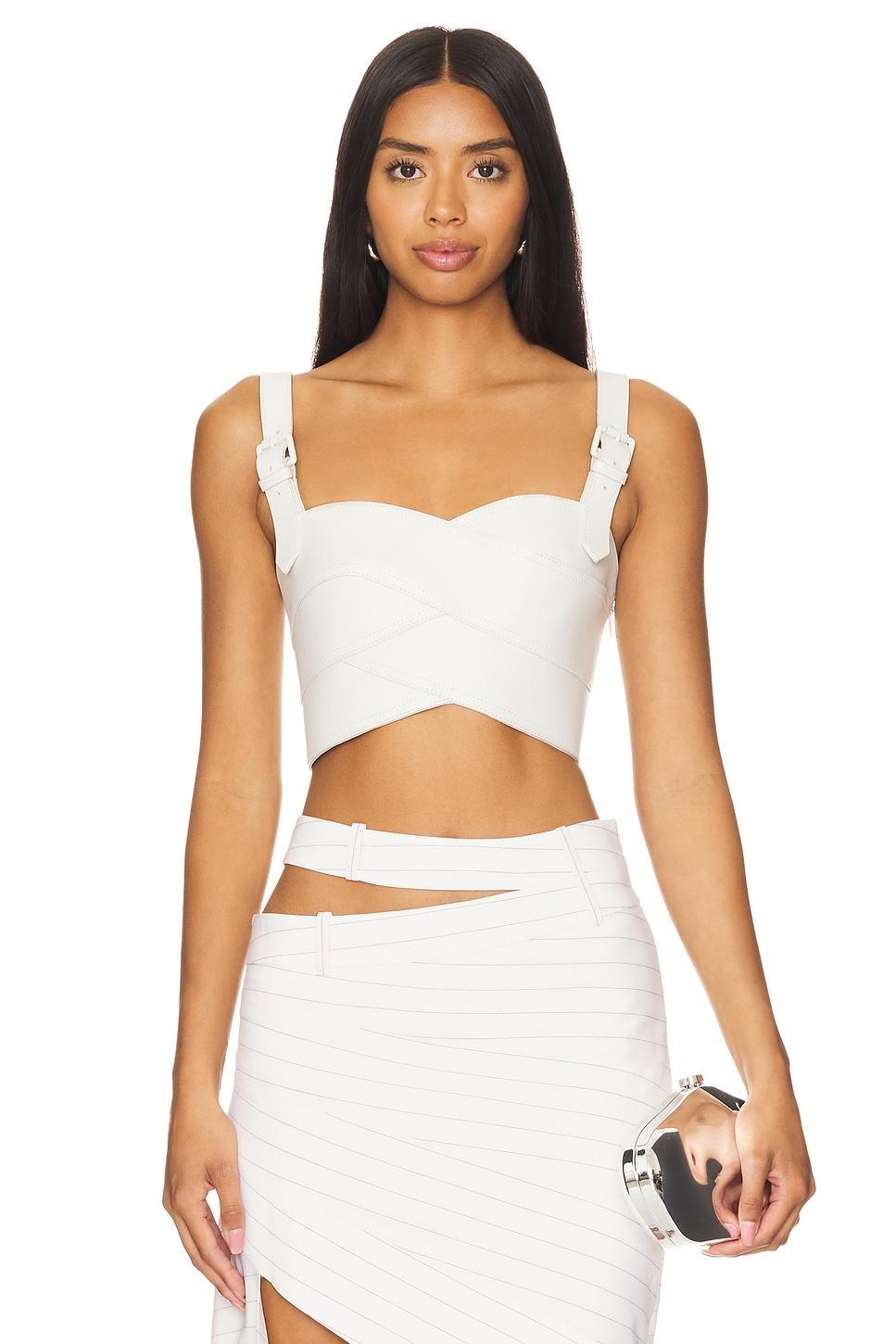 Leather Belt Bustier Monse Product Image