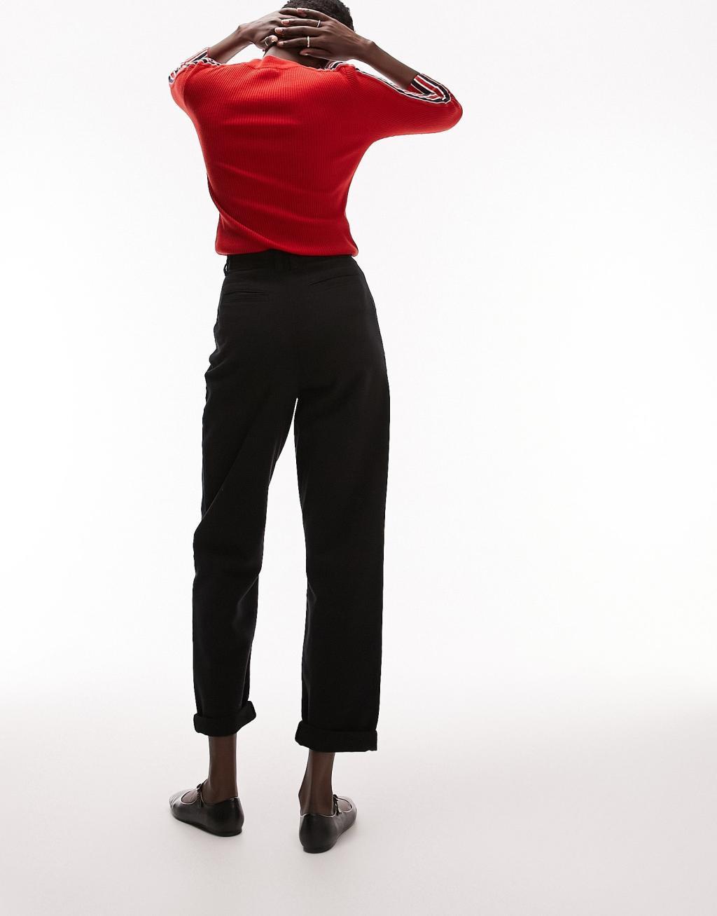 Topshop Tall button tab peg pants Product Image