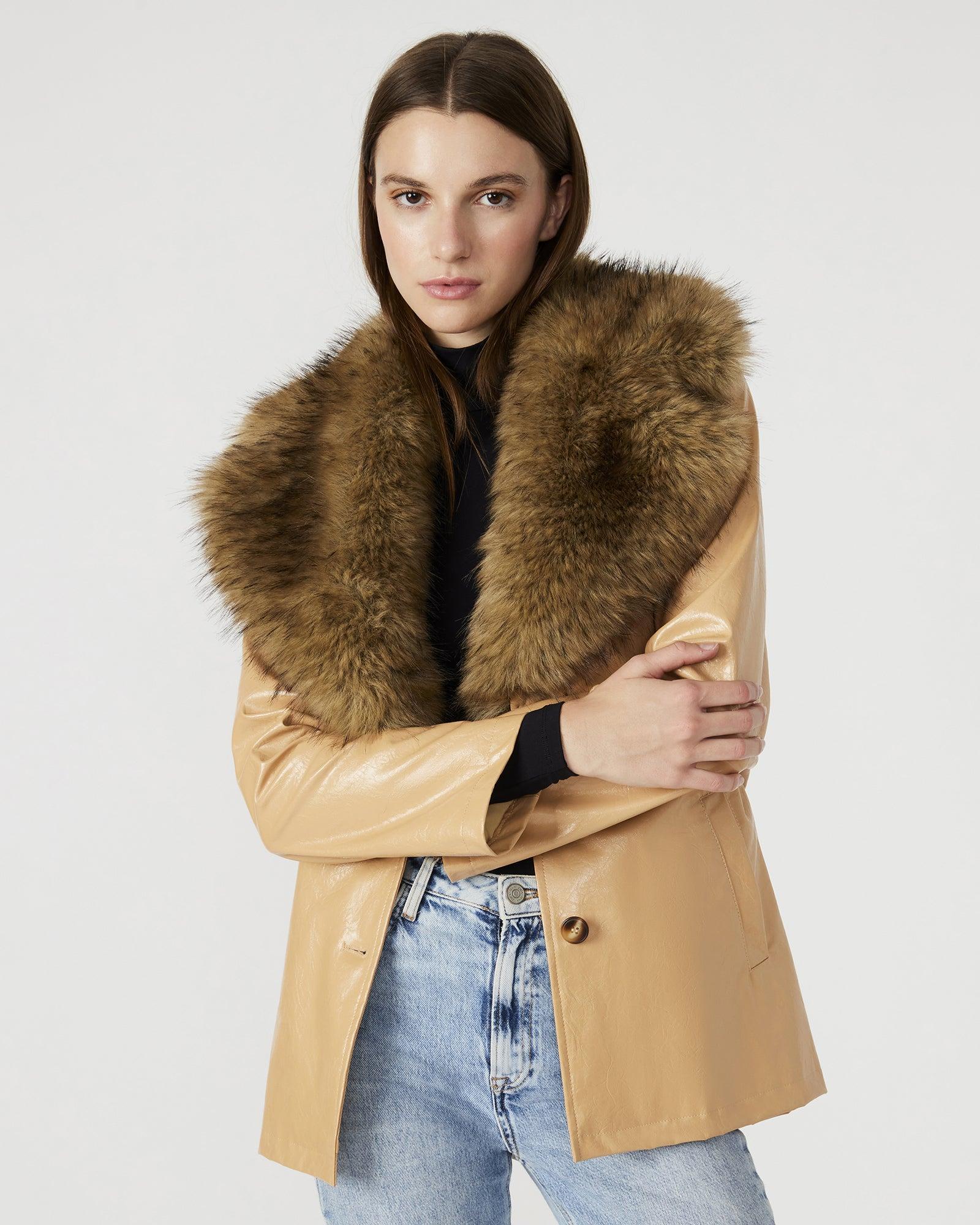 BOWERY COAT TAN Female Product Image