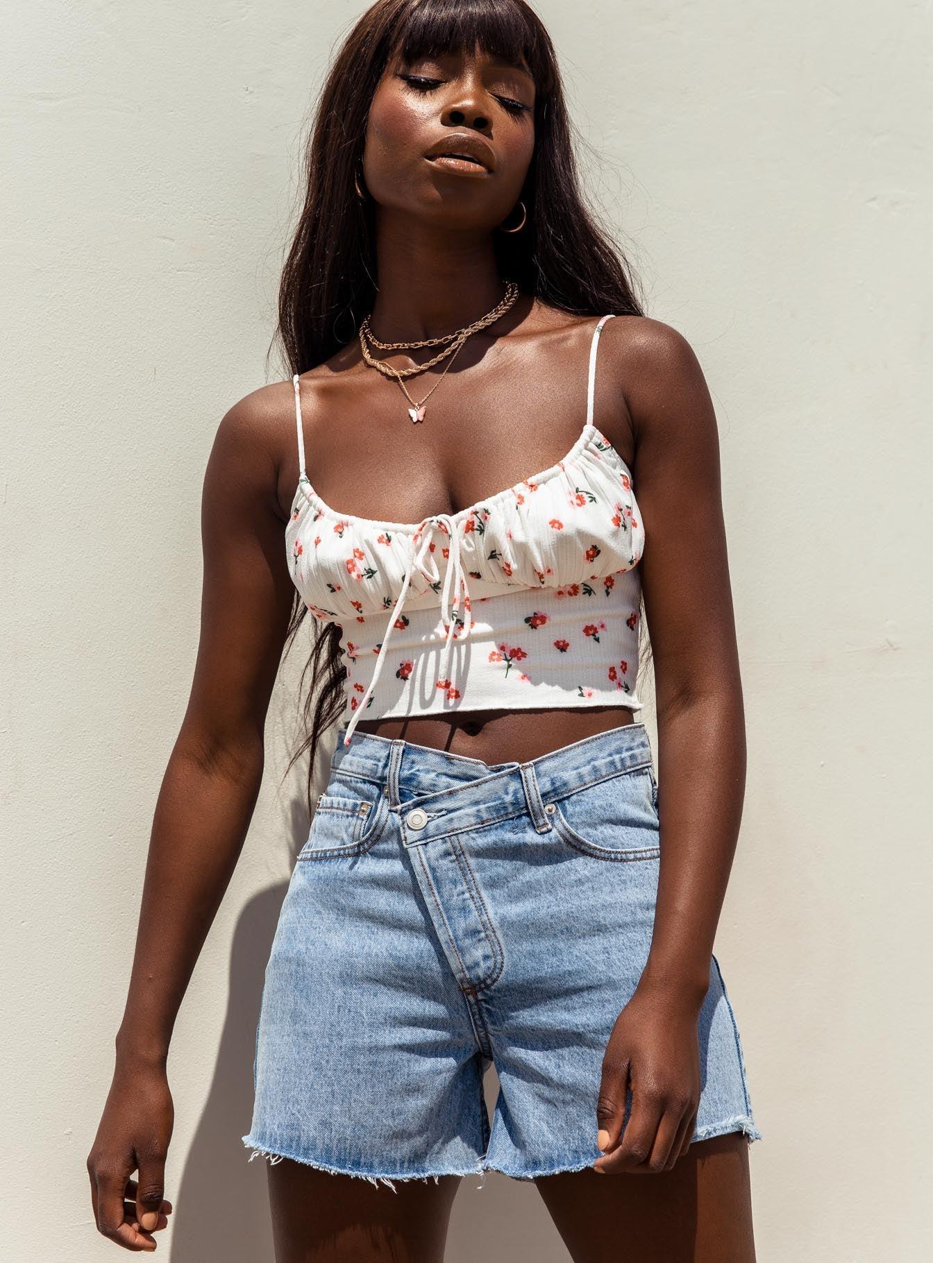 Xena Denim Shorts Petite Product Image
