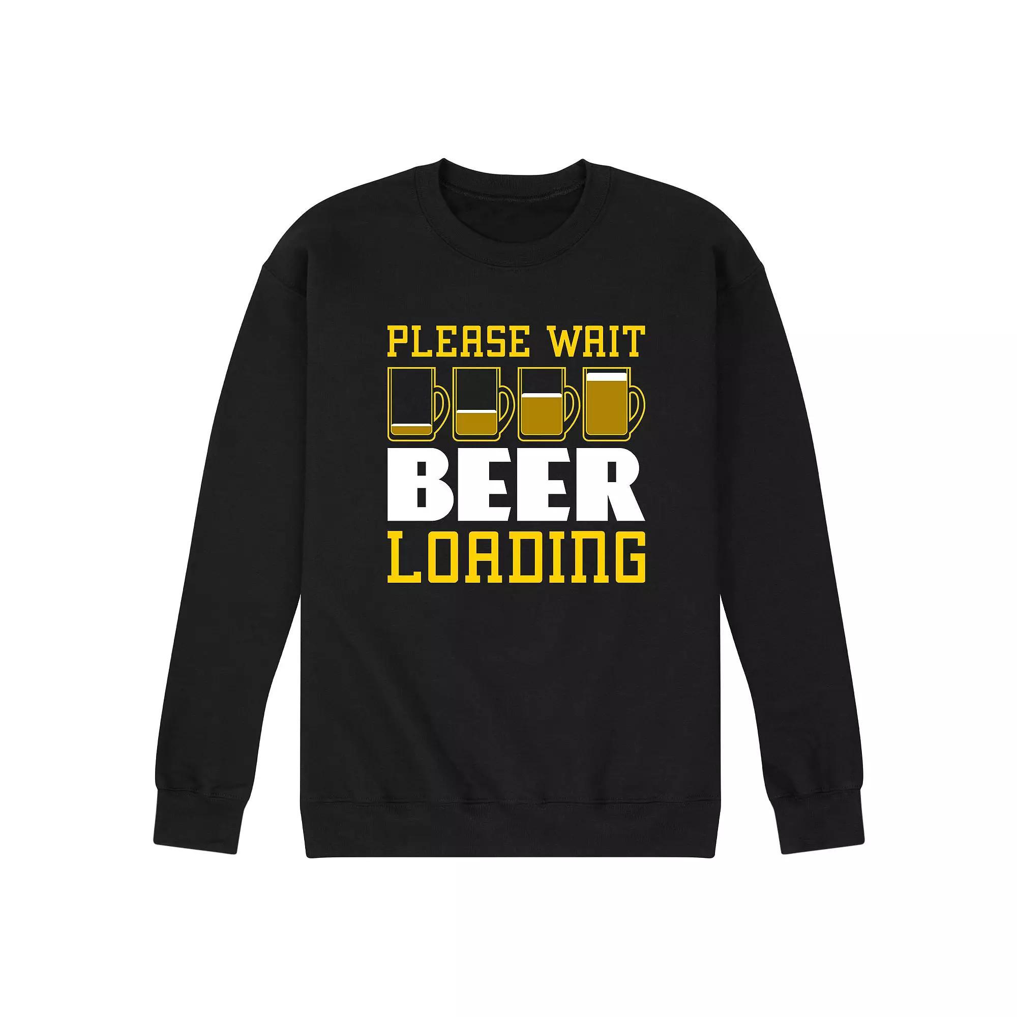 Mens Beer Loading Graphic Fleece Product Image