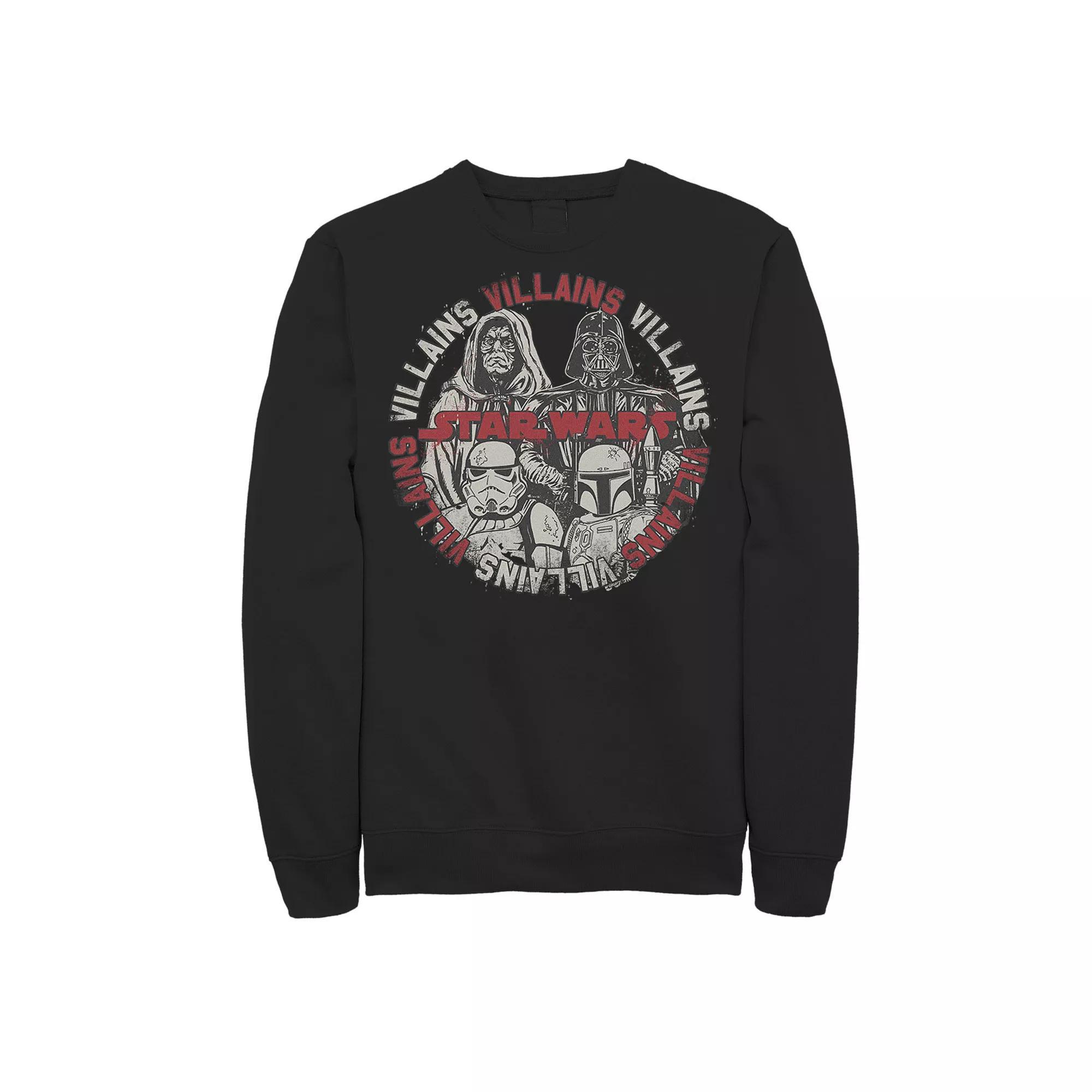 Men's Star Wars Villains Group Shot Circle Logo Tee, Size: Medium, Black Product Image