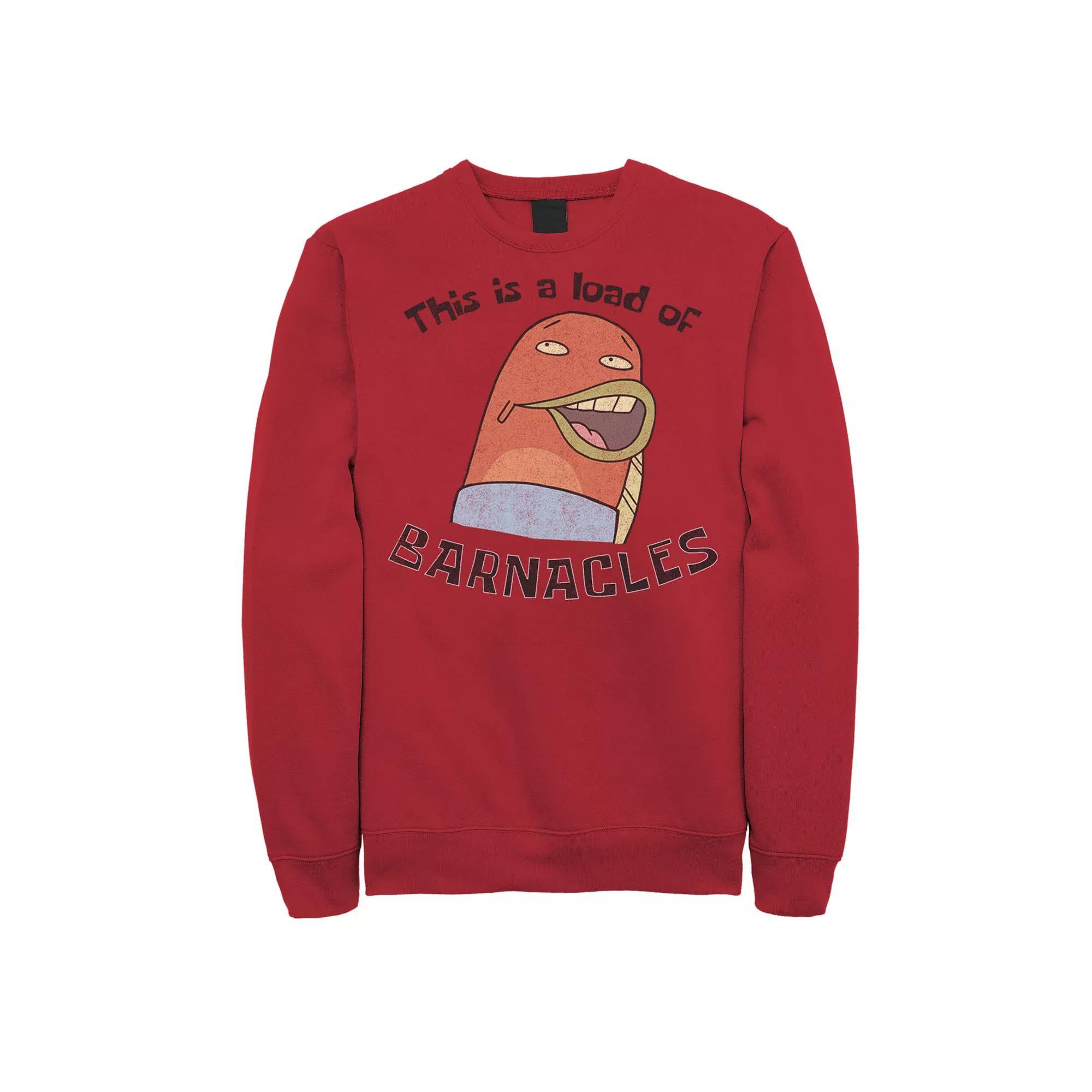 Men's Nickelodeon SpongeBob SquarePants I'm Ready For Santa Ugly Christmas Graphic Fleece Pullover, Size: 3XL, Blue Product Image