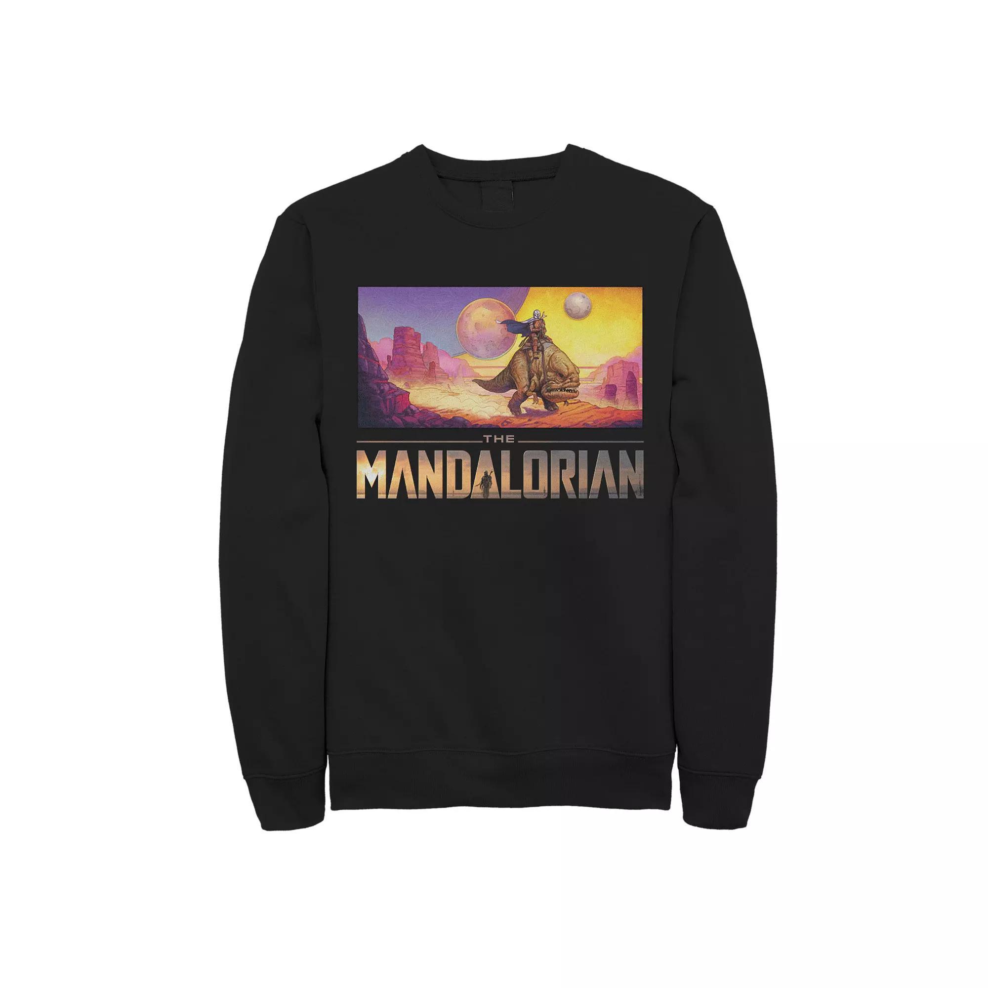 Men's Animal Crossing New Horizons Nook Family Portrait Sweatshirt, Size: Large, Red Product Image