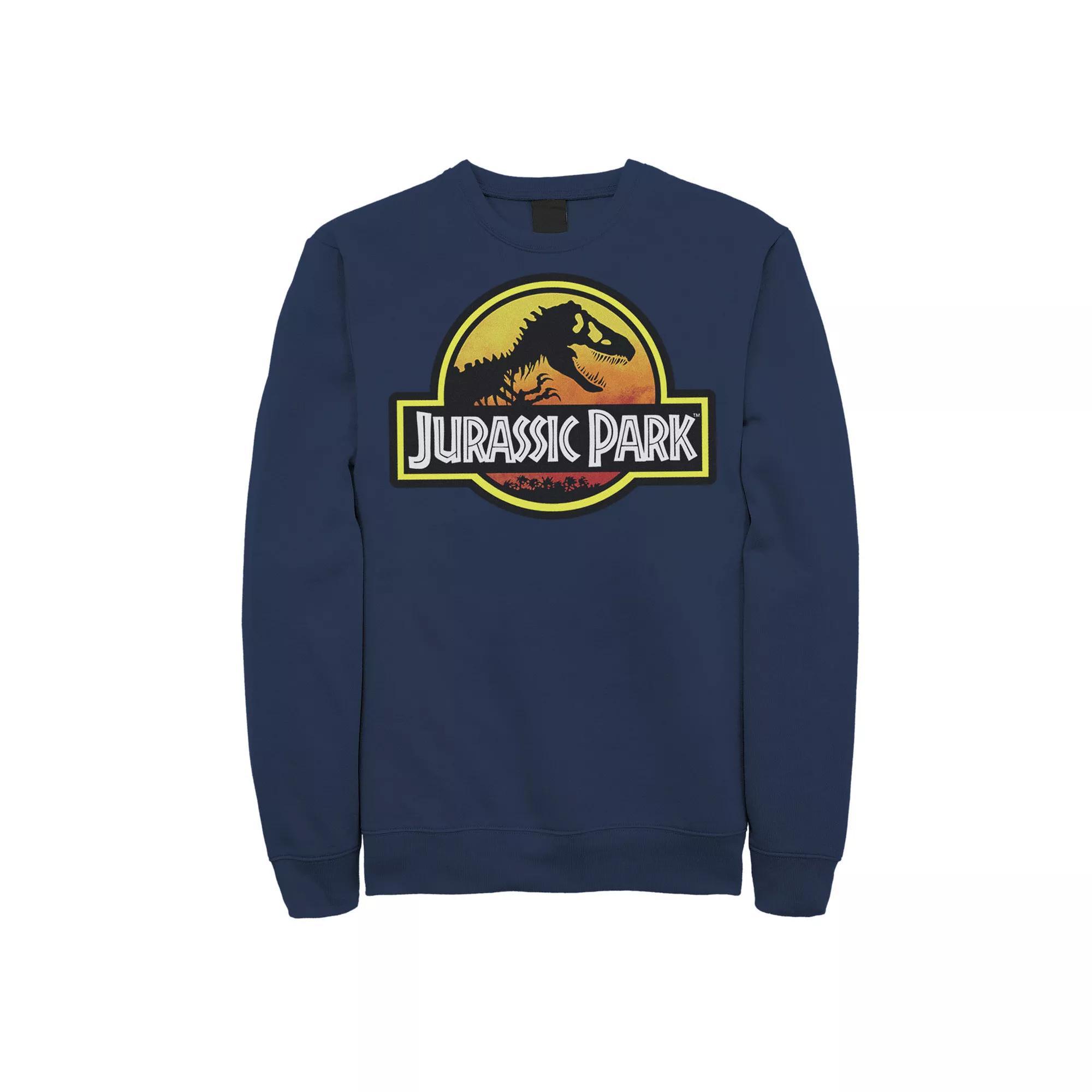 Men's Jurassic World T Rex Isla Nublar Tacker Sweatshirt, Size: Large, Black Product Image