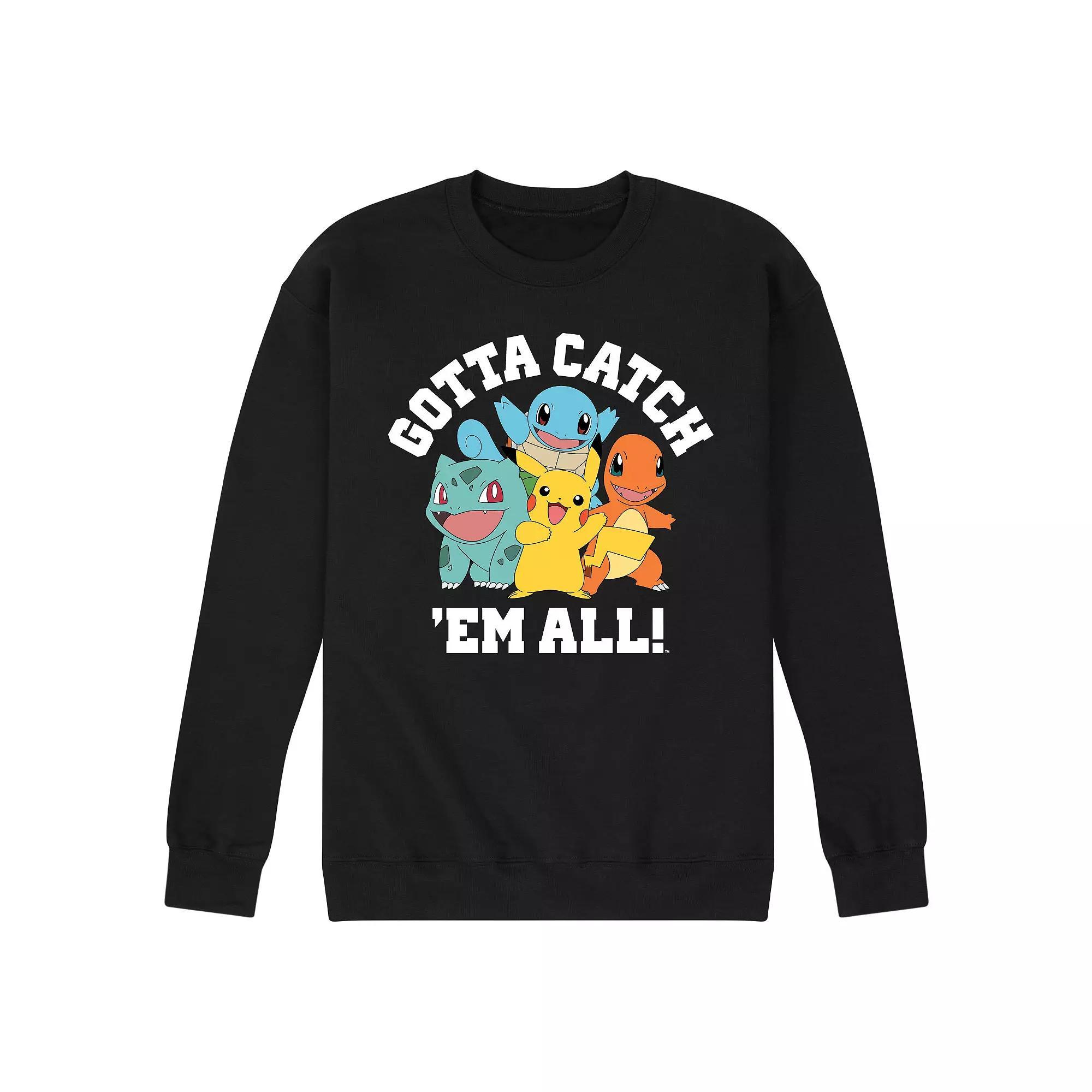 Mens Pokemon Catch Em All Sweatshirt Product Image