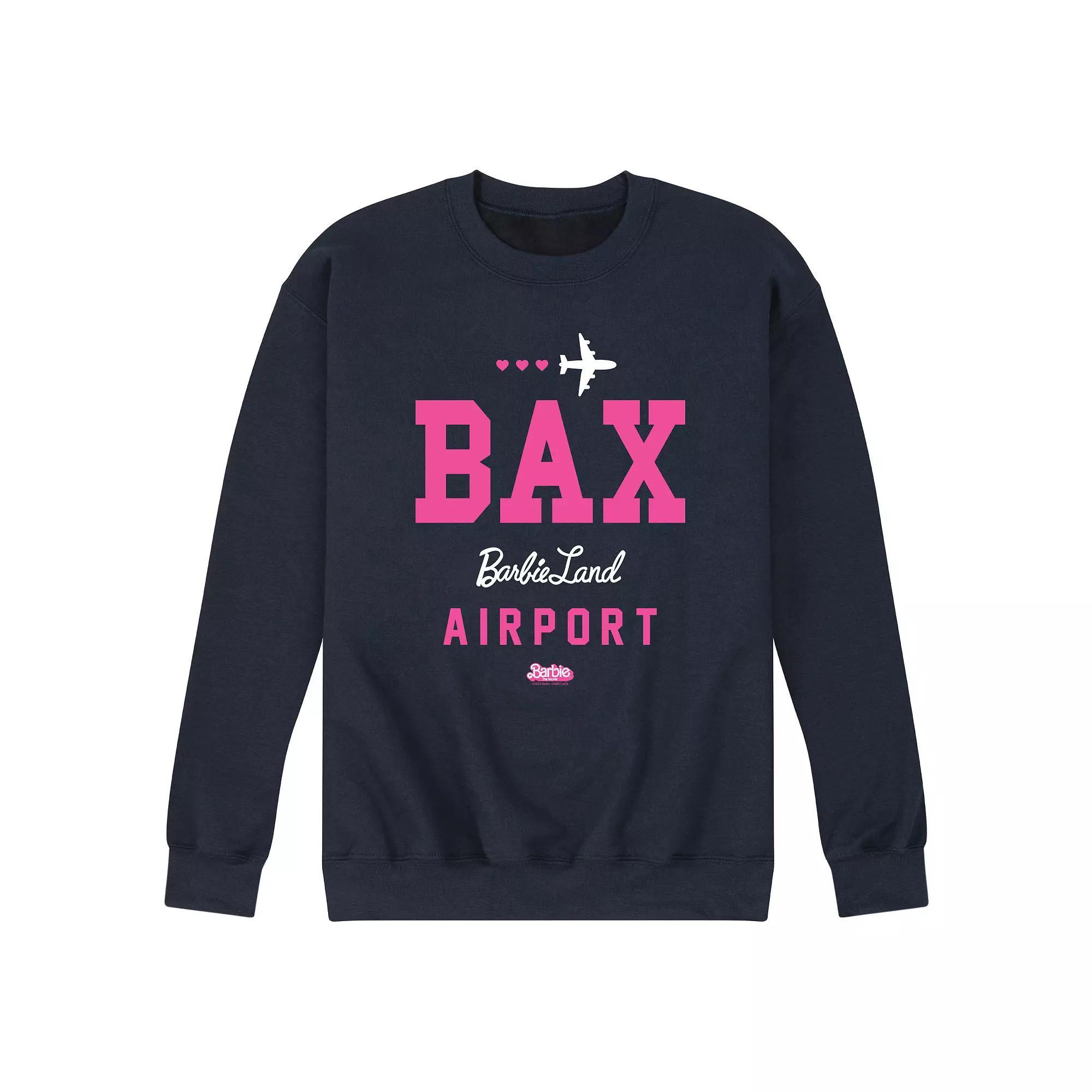 Mens Barbie The Movie Barbie Land Airport Graphic Tee Blue Product Image