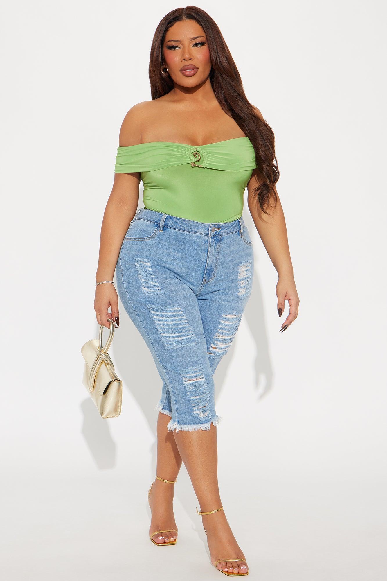 Live In My Skinny Denim Capri Jeans - Medium Wash Product Image