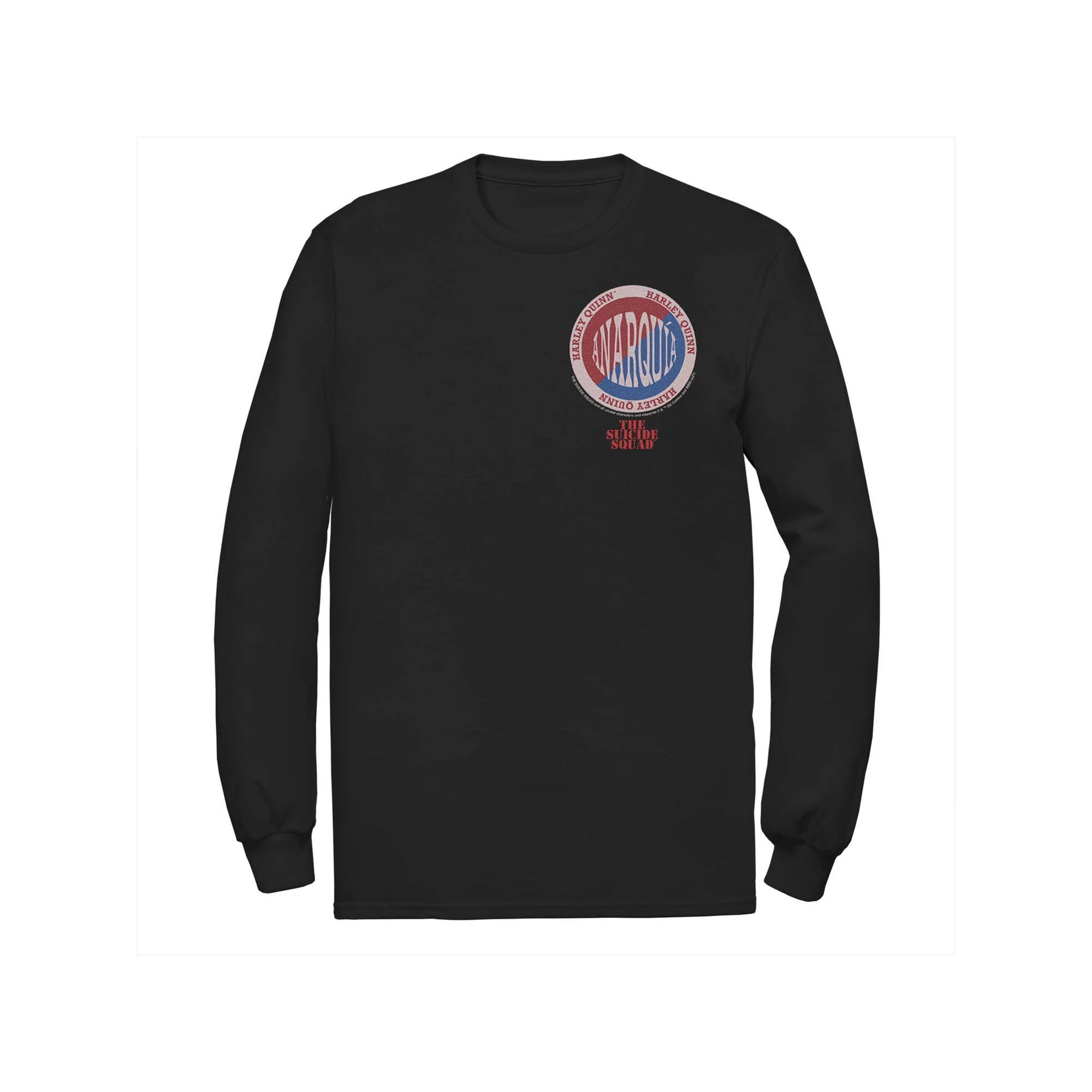 Men's The Suicide Squad Harley Badge Tee, Boy's, Size: Medium, Black Product Image