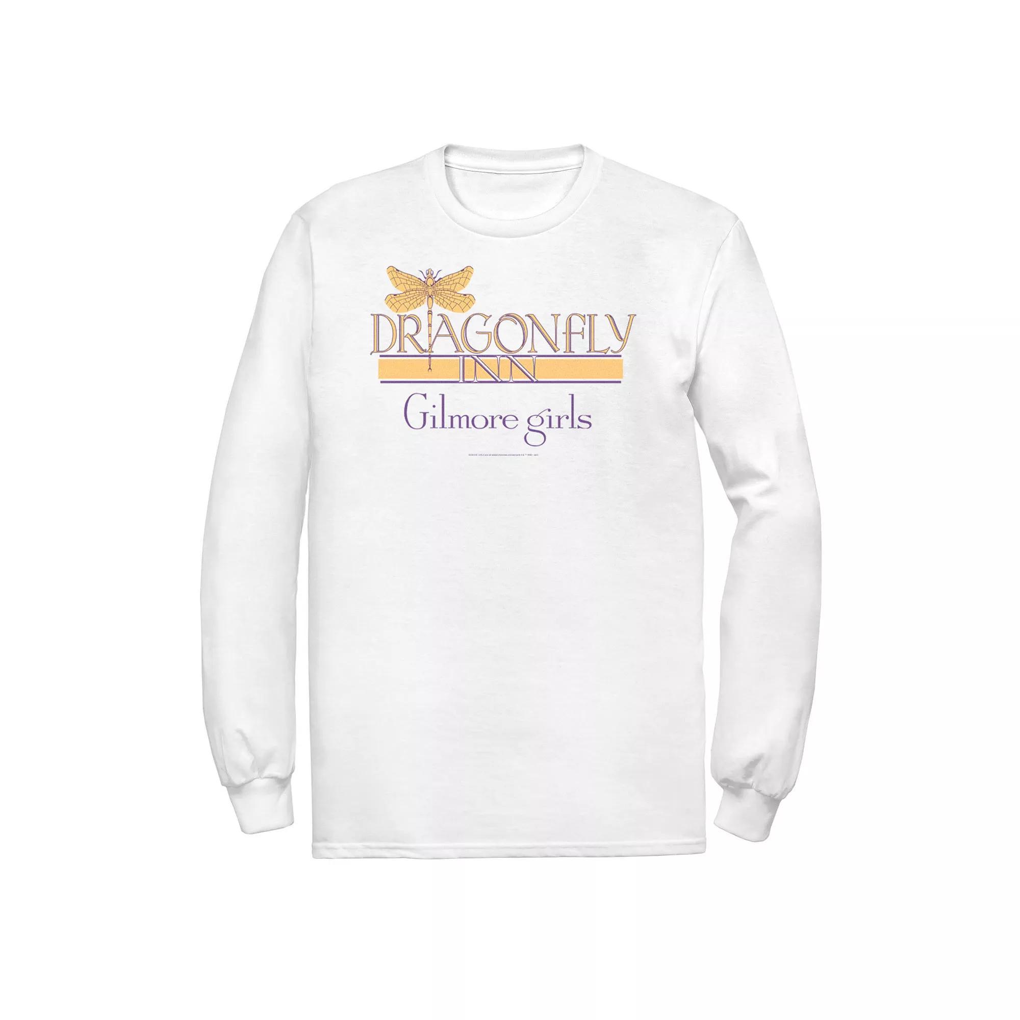 Men's Gilmore Girls Dragonfly Inn Logo Tee, Size: XL, White Product Image