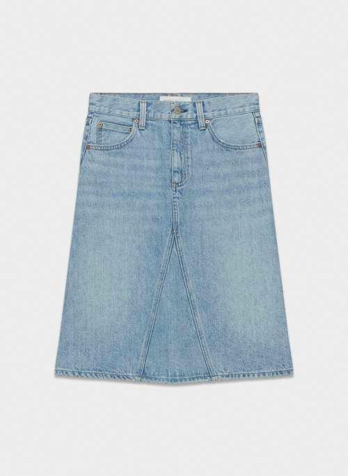 the ’90s midi denim skirt Product Image