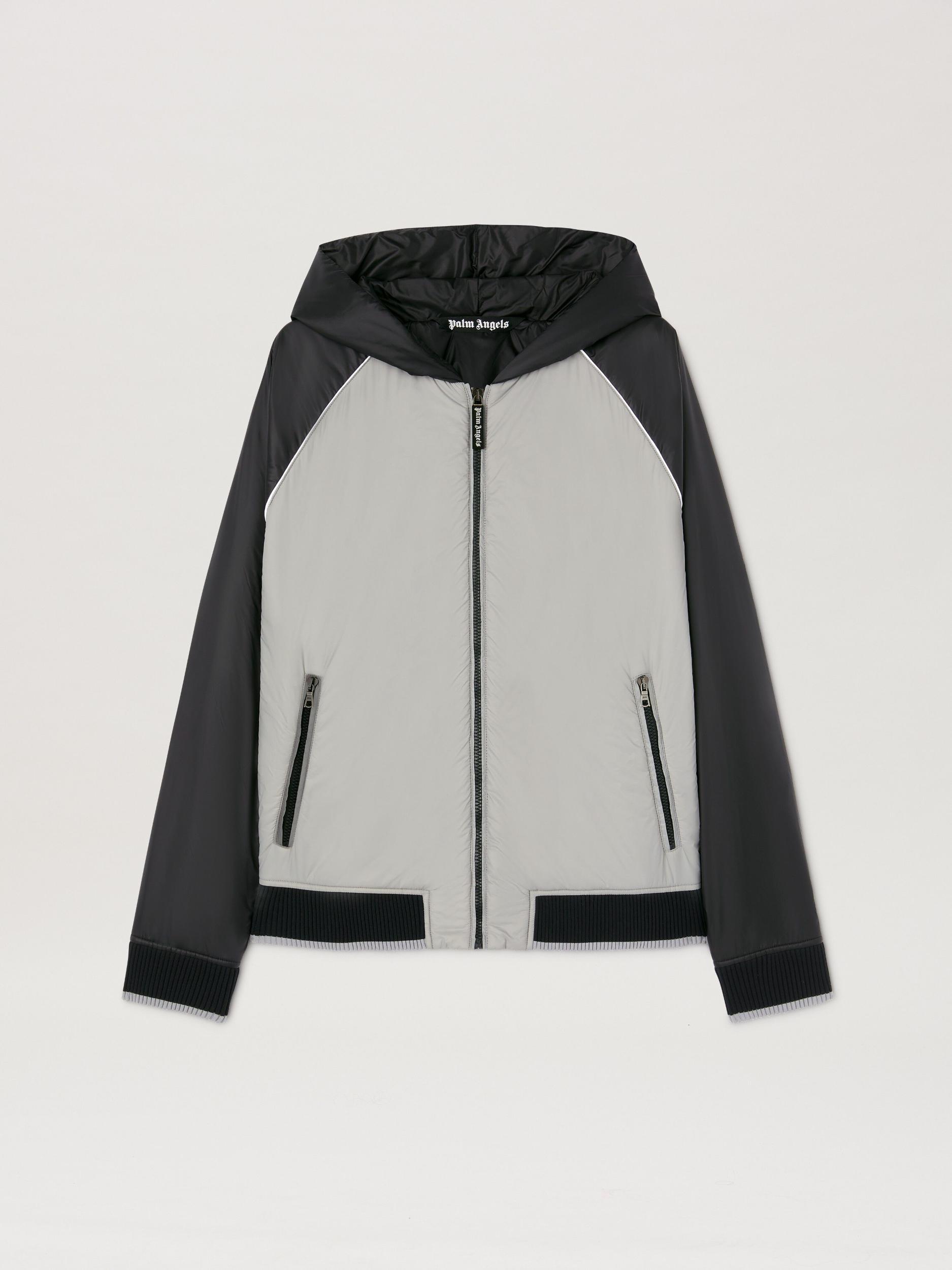 CURVED LOGO NYLON WINDBREAKER GREY - BLA Product Image