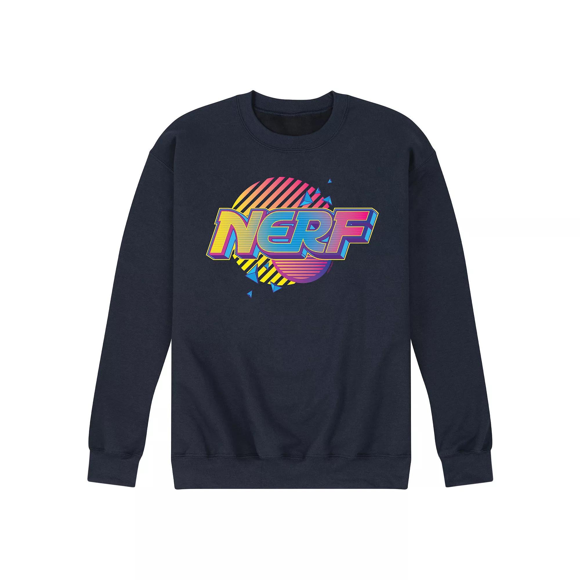 Mens Wonka Logo And Candy Fleece Sweatshirt Product Image