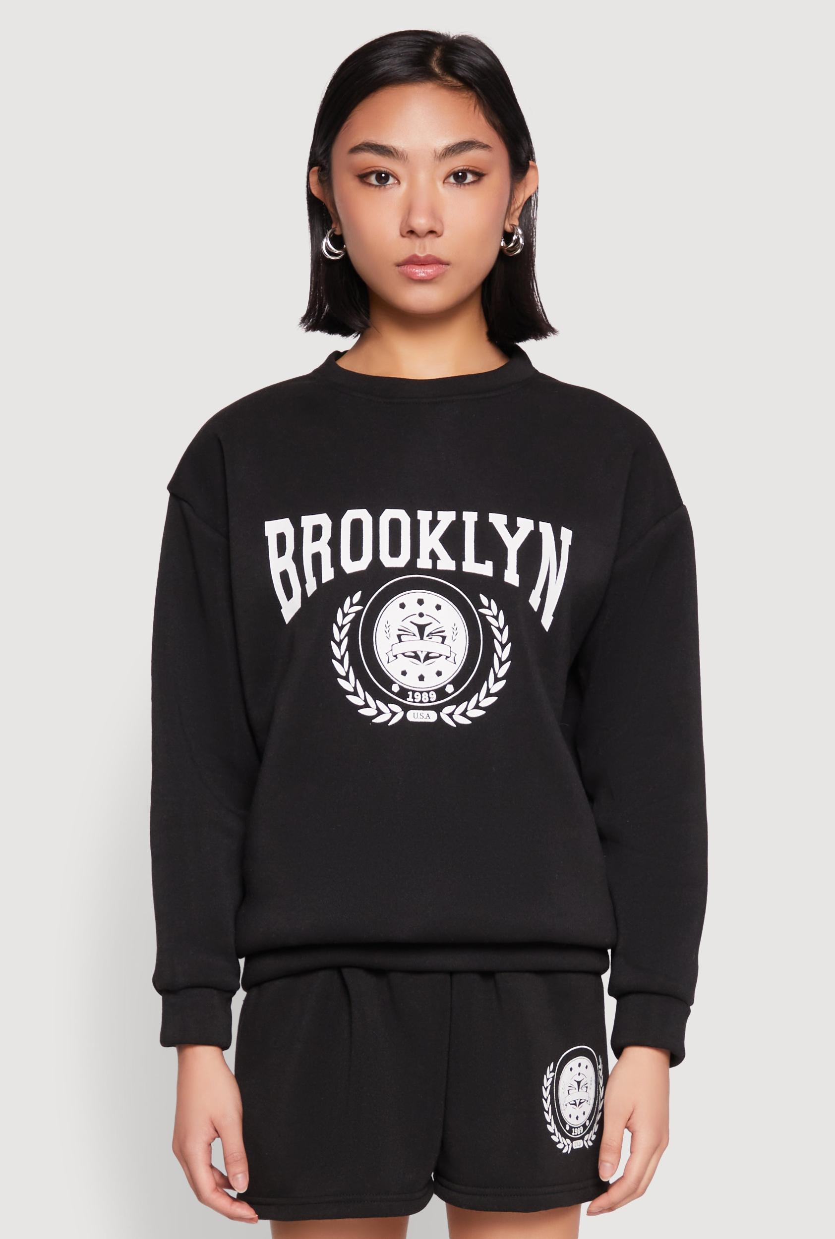 Womens Fleece Brooklyn Graphic Sweatshirt Product Image