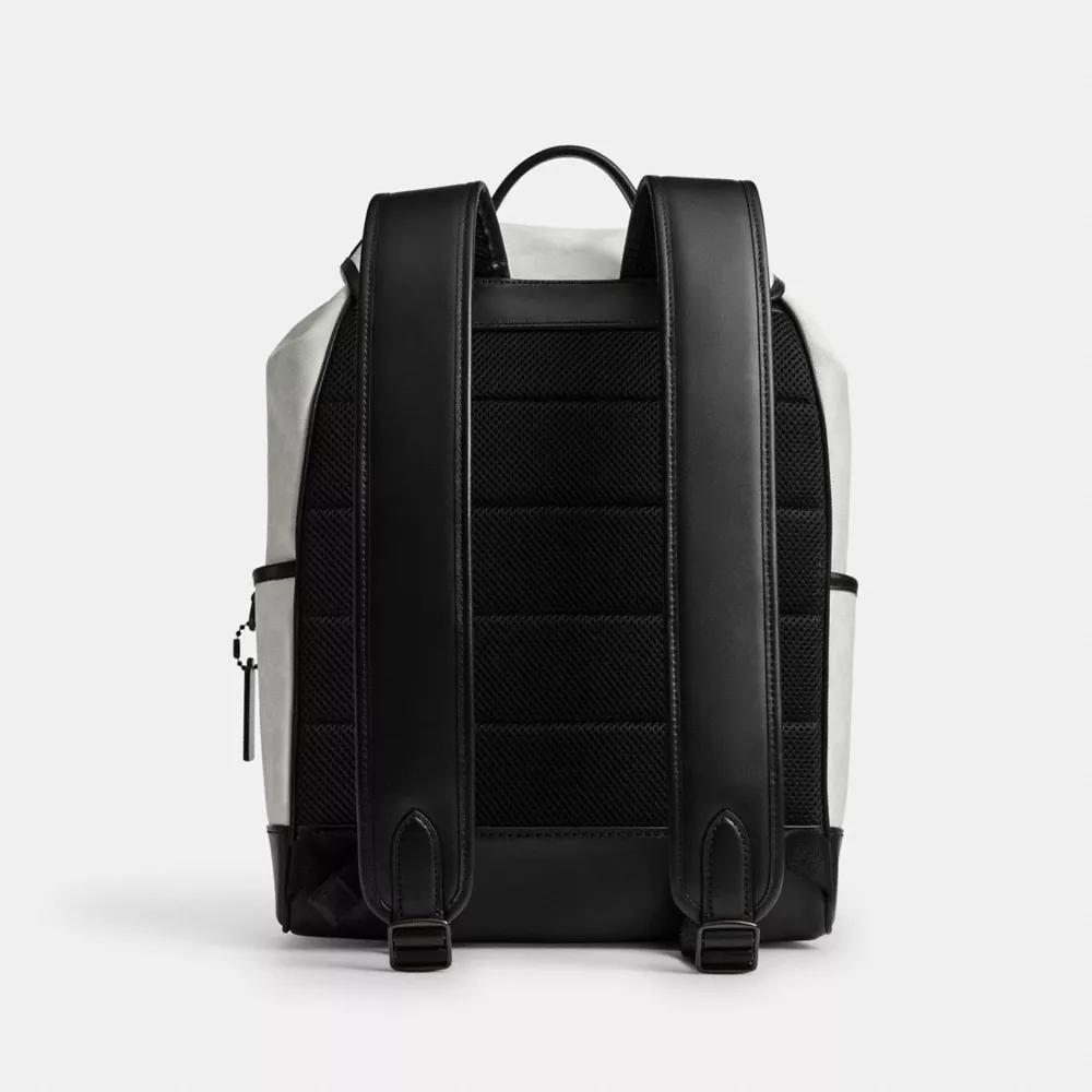 League Flap Backpack In Signature Canvas Product Image