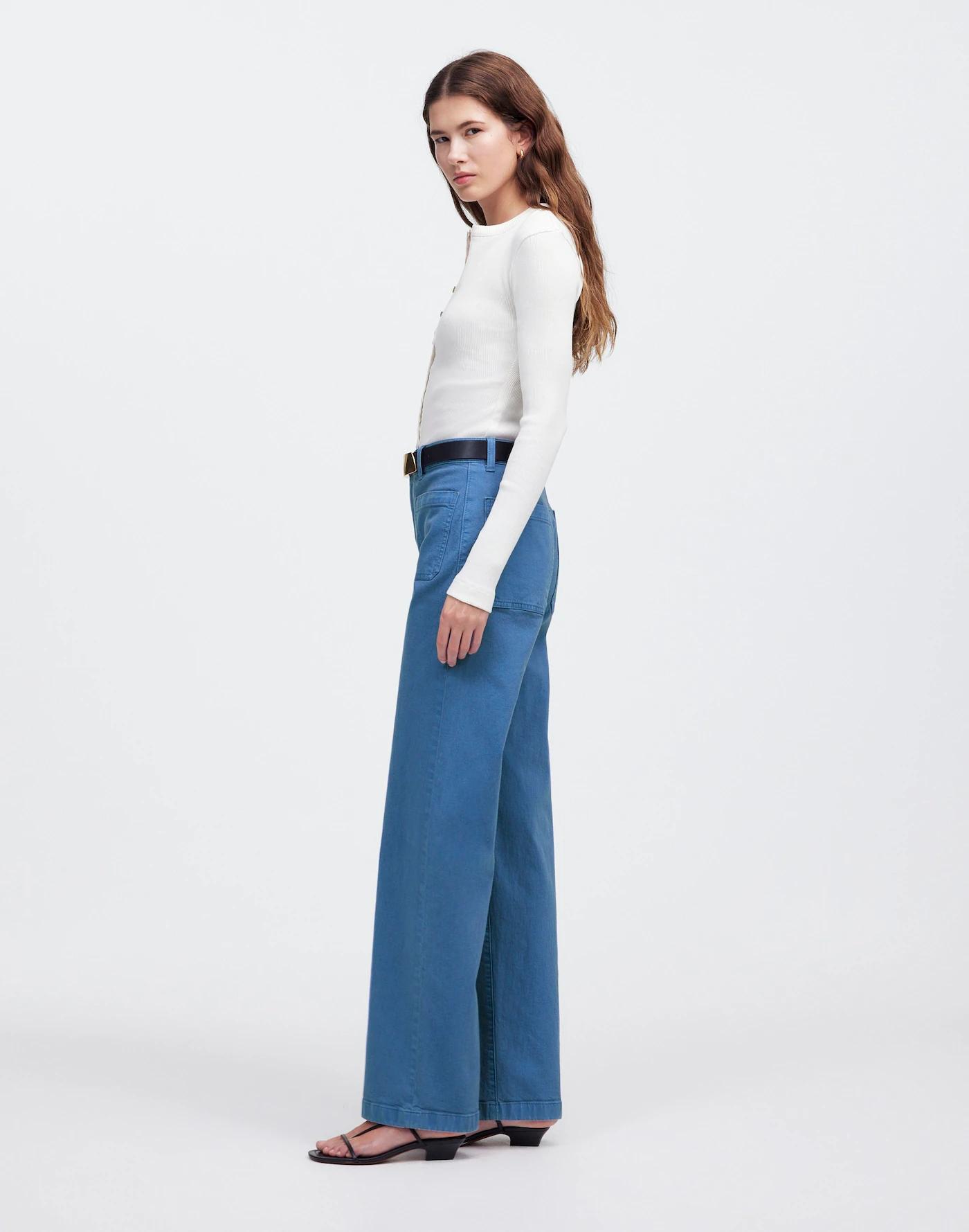 The Emmett Wide-Leg Pant: Patch Pocket Edition Product Image