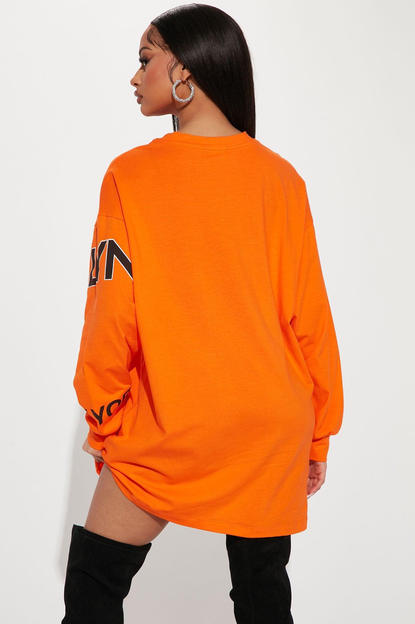 NYC Mini Dress - Orange Product Image