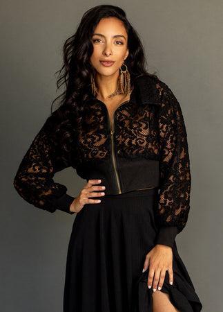 Luxe Jacket in Black Female Product Image