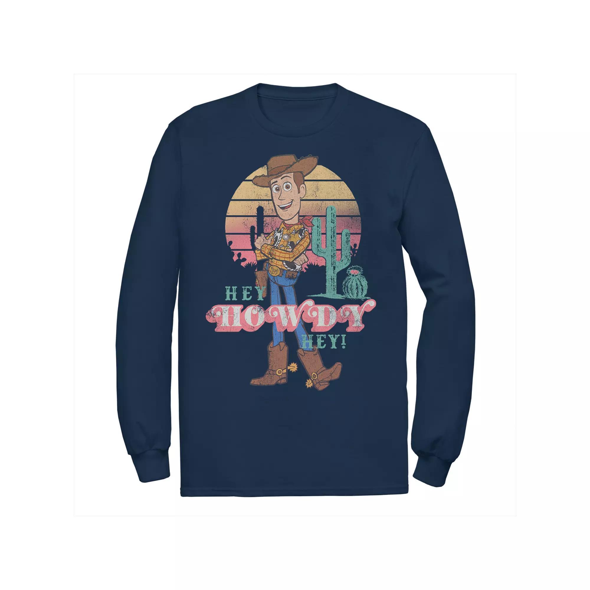 Men's Disney/Pixar Toy Story Howdy Woody Tee, Size: XXL, Blue Product Image