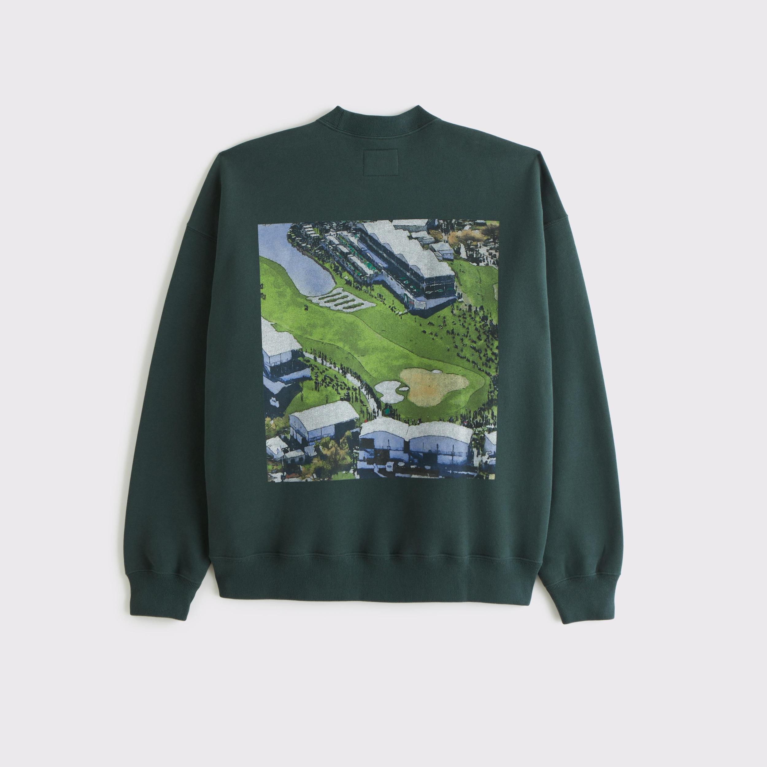 Golf Graphic Crew Sweatshirt Product Image