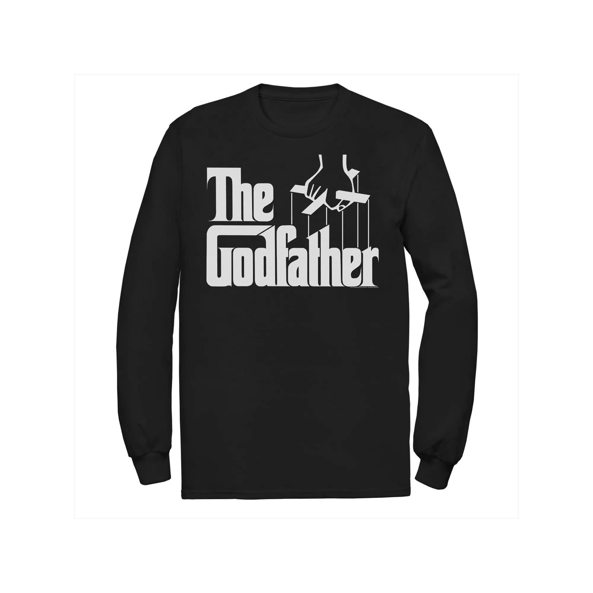 Men's The Godfather Original White Title Logo Sweatshirt, Size: Small, Black Product Image