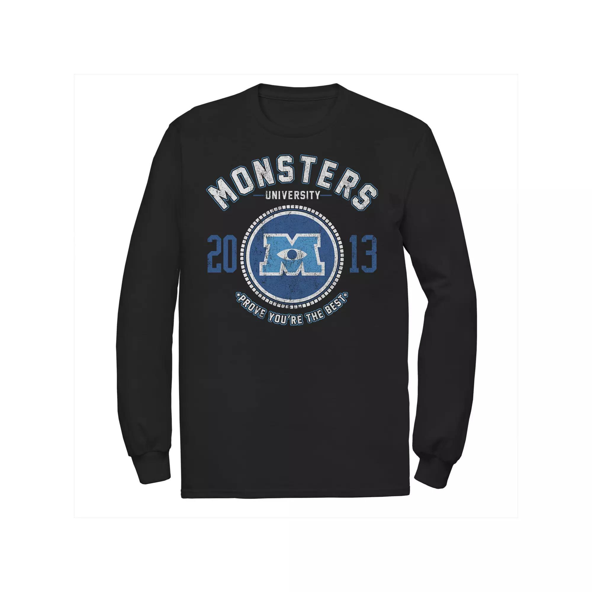 Disney / Pixar's Monsters University Men's Logo Tee, Size: Small, Black Product Image