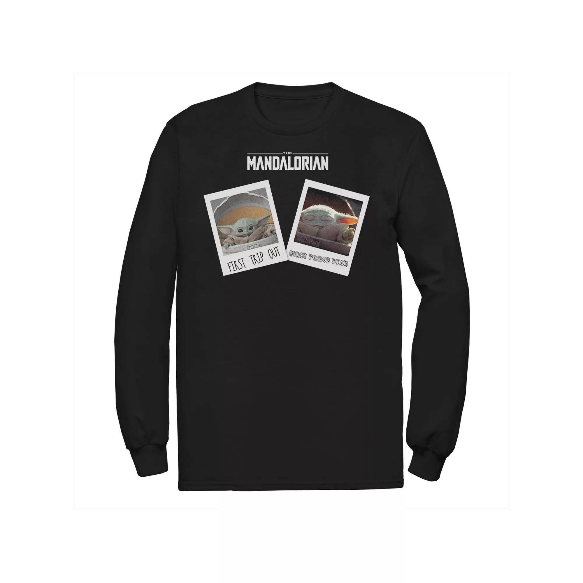 Men's Star Wars The Mandalorian The Child Photo Memories Tee, Size: Large, Black Product Image