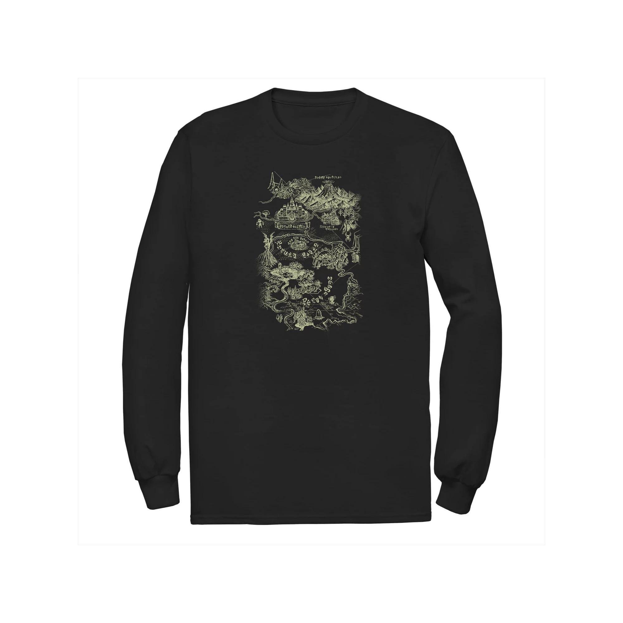 Men's Harry Potter Ravenclaw Crossed Wands Logo Tee, Size: Small, Black Product Image
