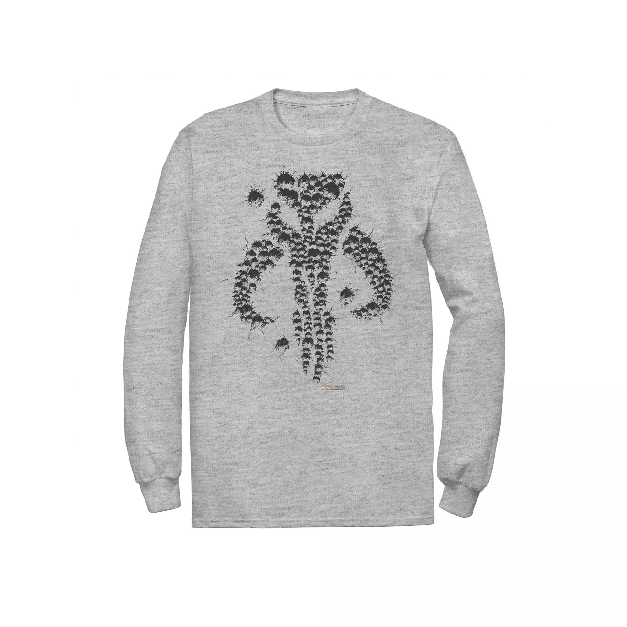 Mens Star Wars The Mandalorian Mythosaur Bullet Hole Tee Product Image