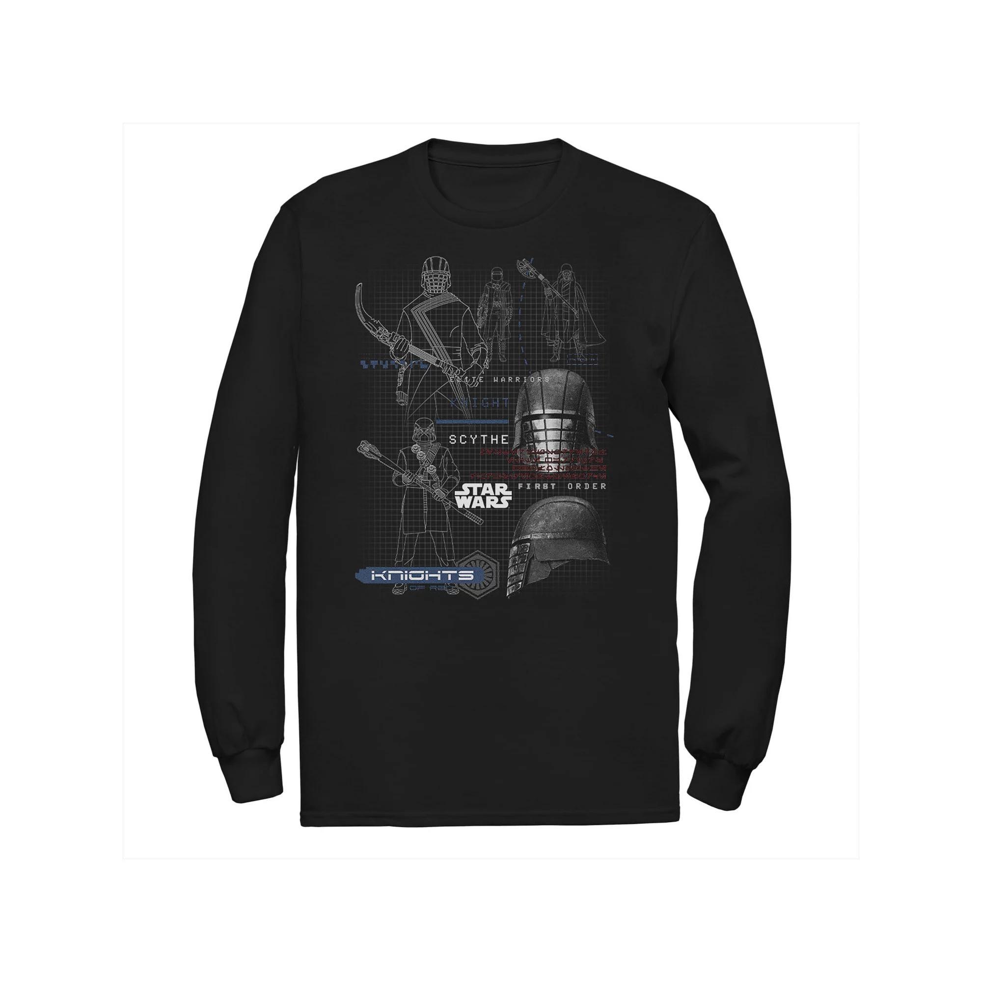 Men's Star Trek Discovery Disco Long Sleeve Tee, Size: Large, Blue Product Image