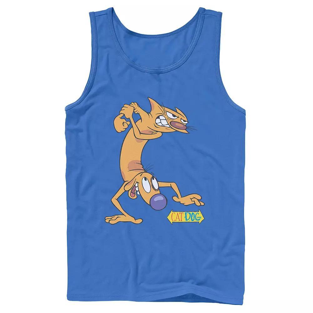 Men's Nickelodeon CatDog Tough Guys Tank Top, Size: XL, Grey Product Image