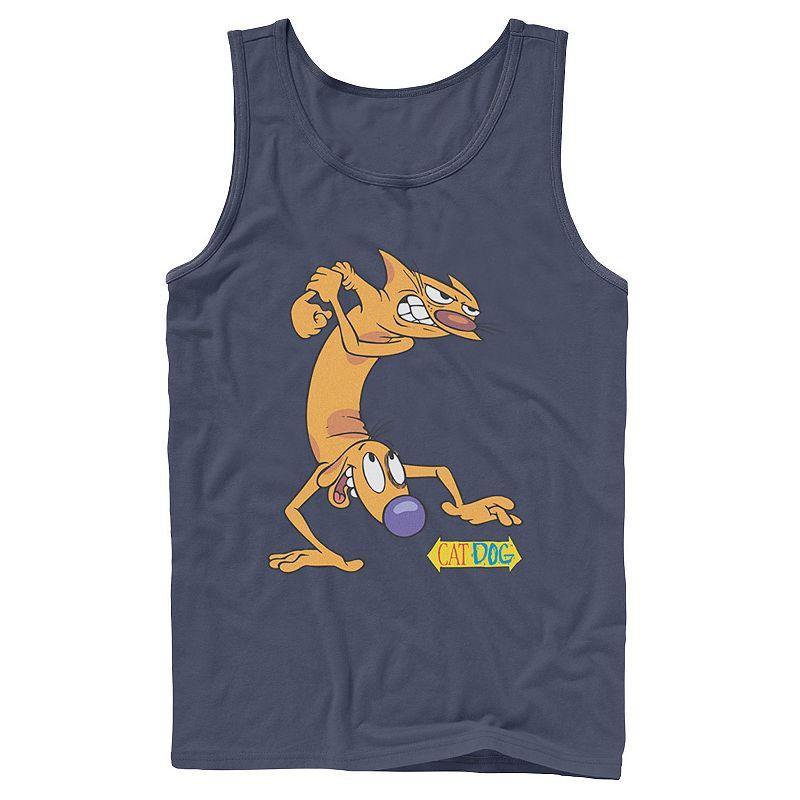 Men's Nickelodeon CatDog Tough Guys Tank Top, Size: XL, Grey Product Image