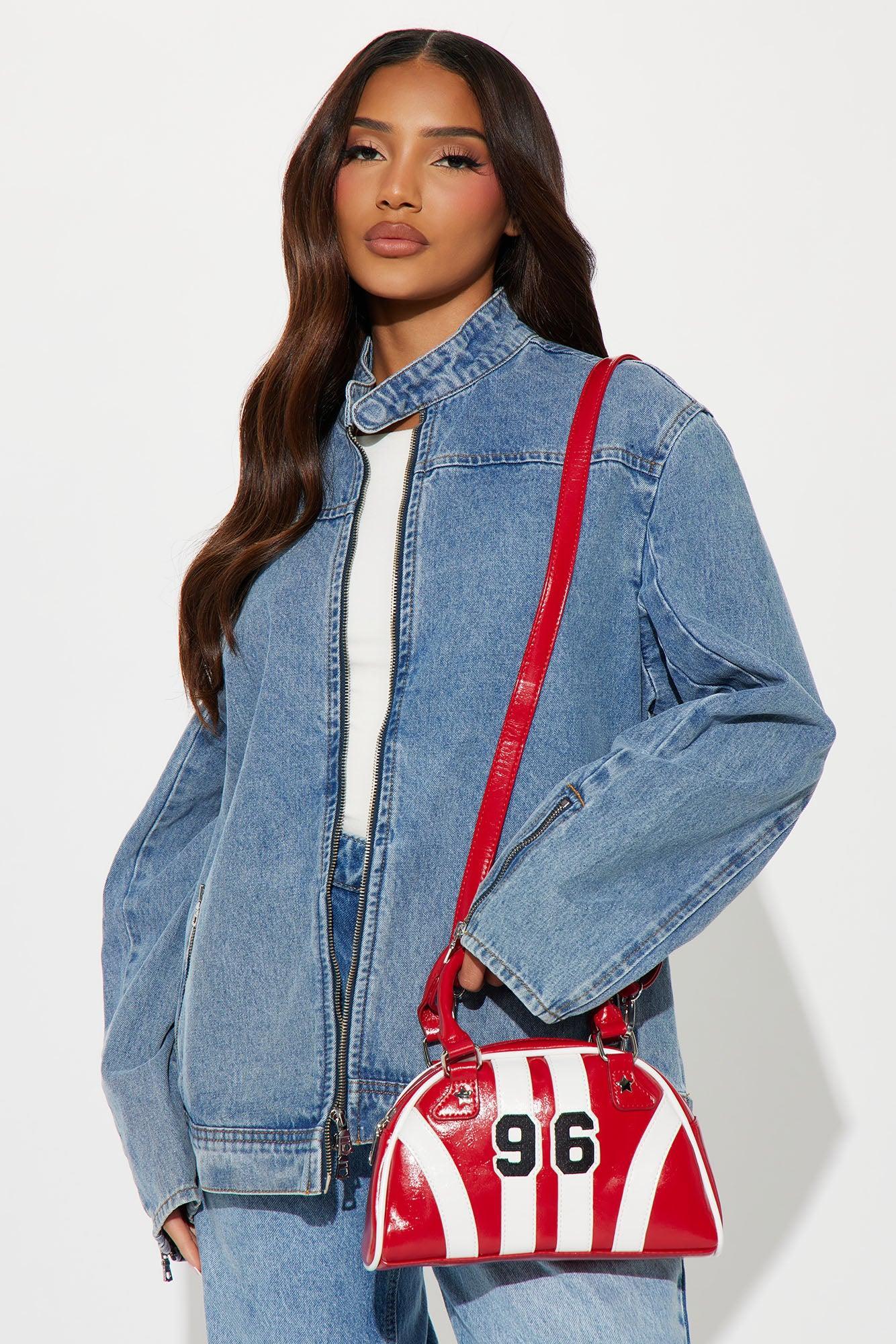 Varsity Captain Handbag - Red Product Image