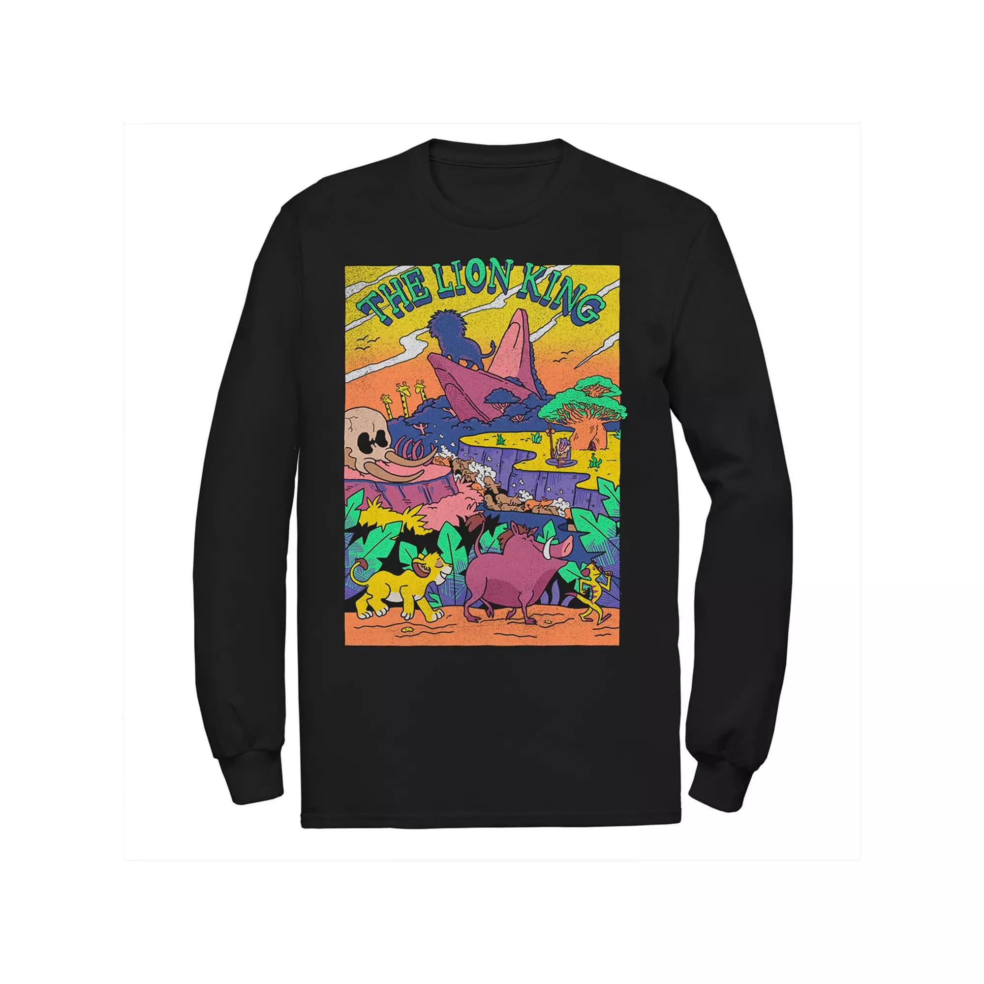 Disney's Lion King Men's Legend of Lion King Colorful Tee, Size: Medium, White Product Image