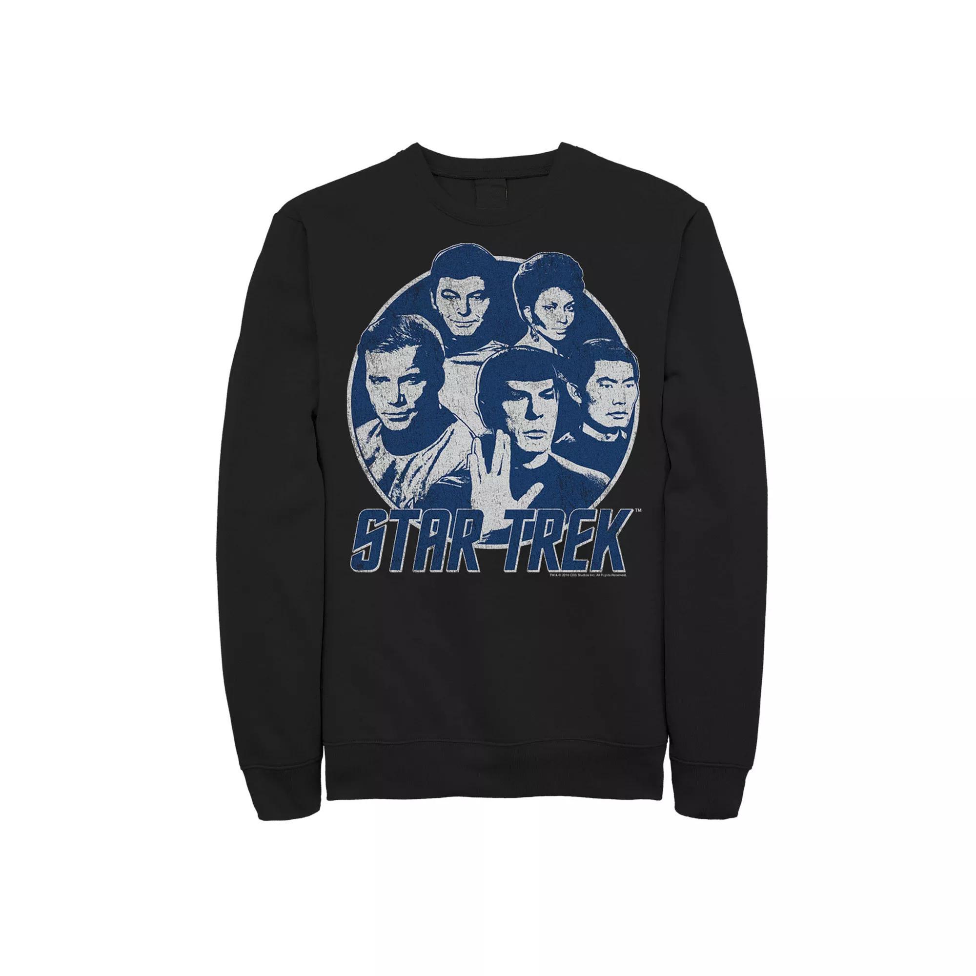 Mens Star Trek Original Series Classic Crew Retro Sweatshirt Product Image