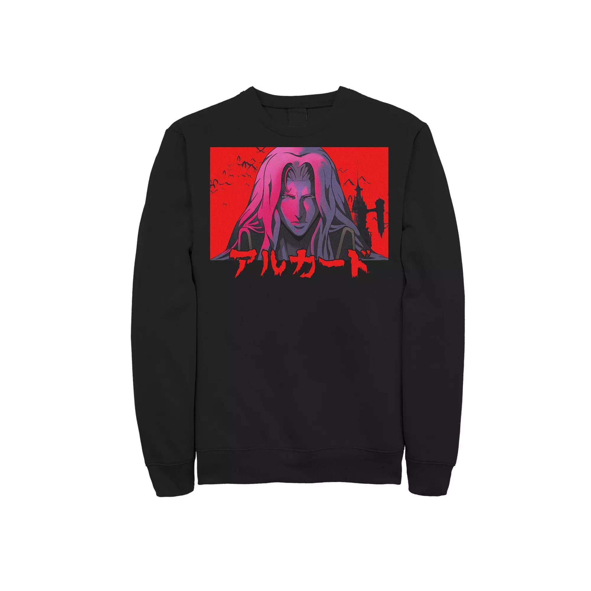 Men's Marvel Classic Logo Iron Man Fill Sweatshirt, Size: Large, Black Product Image