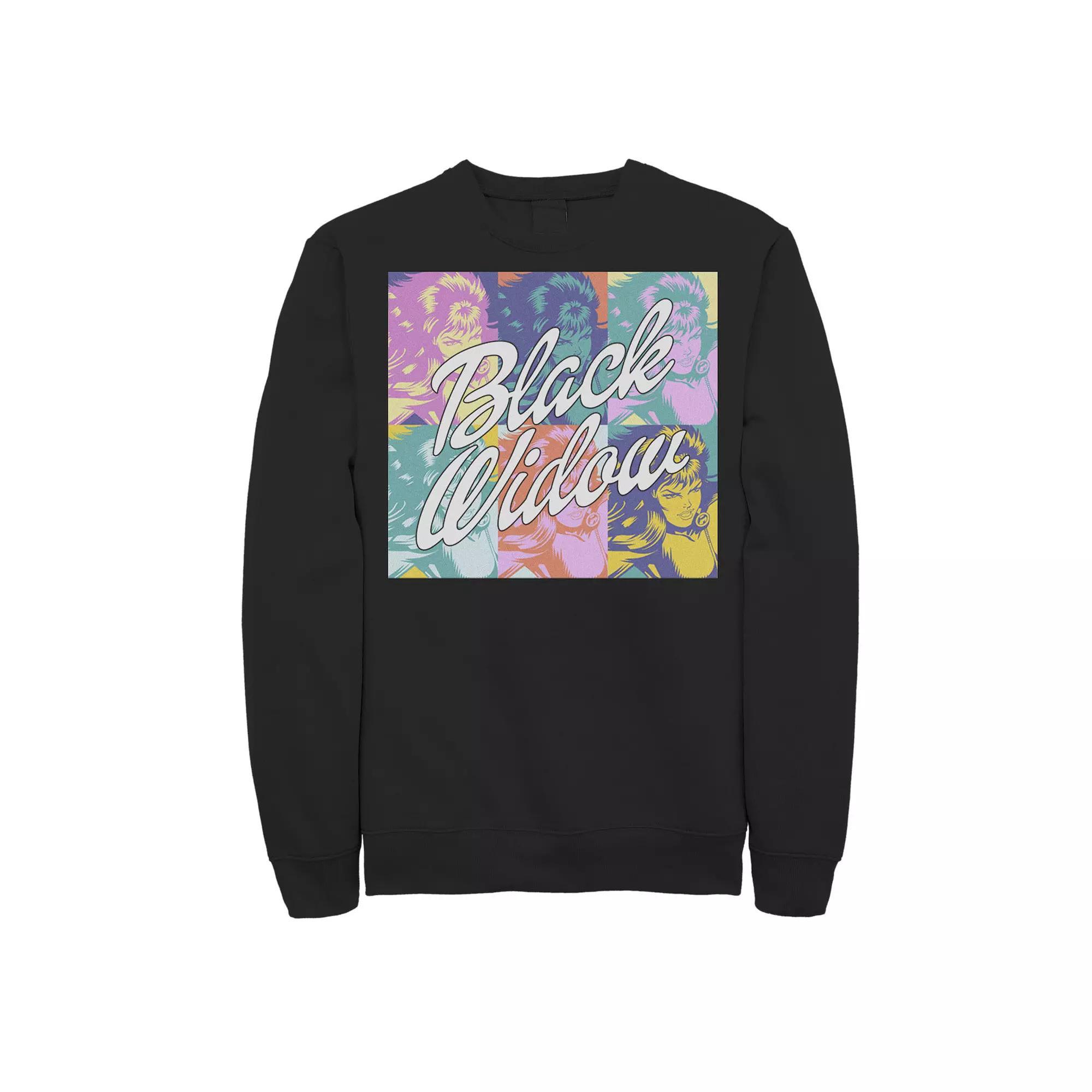 Men's Marvel Black Widow Pop Sweatshirt, Size: XL Product Image